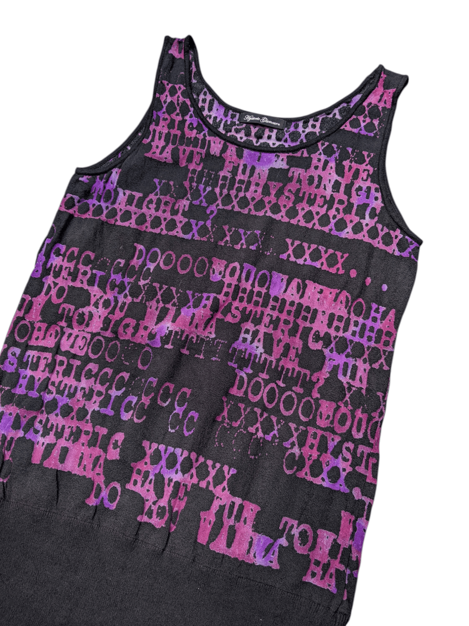 Hysteric Glamour Hysteric Glamour Typewriter Thin Knit Sleeveless Tank Size ONE SIZE - 2 Thumbnail