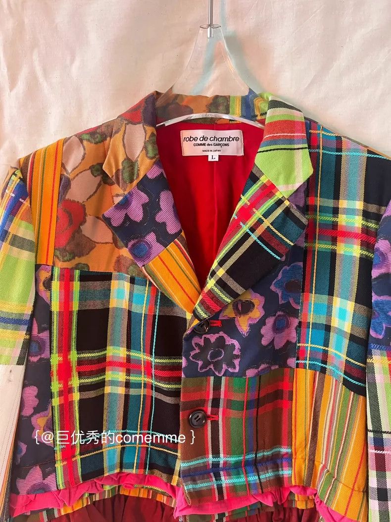 Comme des Garcons Comme Des Garcons Retro Hippie Color Patchwork Pop Print B Size L / US 10 / IT 46 - 3 Thumbnail