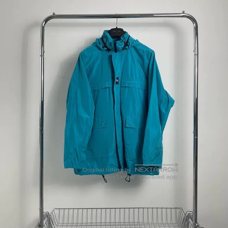 Balenciaga Balenciaga Blue windbreaker jacket Size US S / EU 44-46 / 1 - 1 Thumbnail