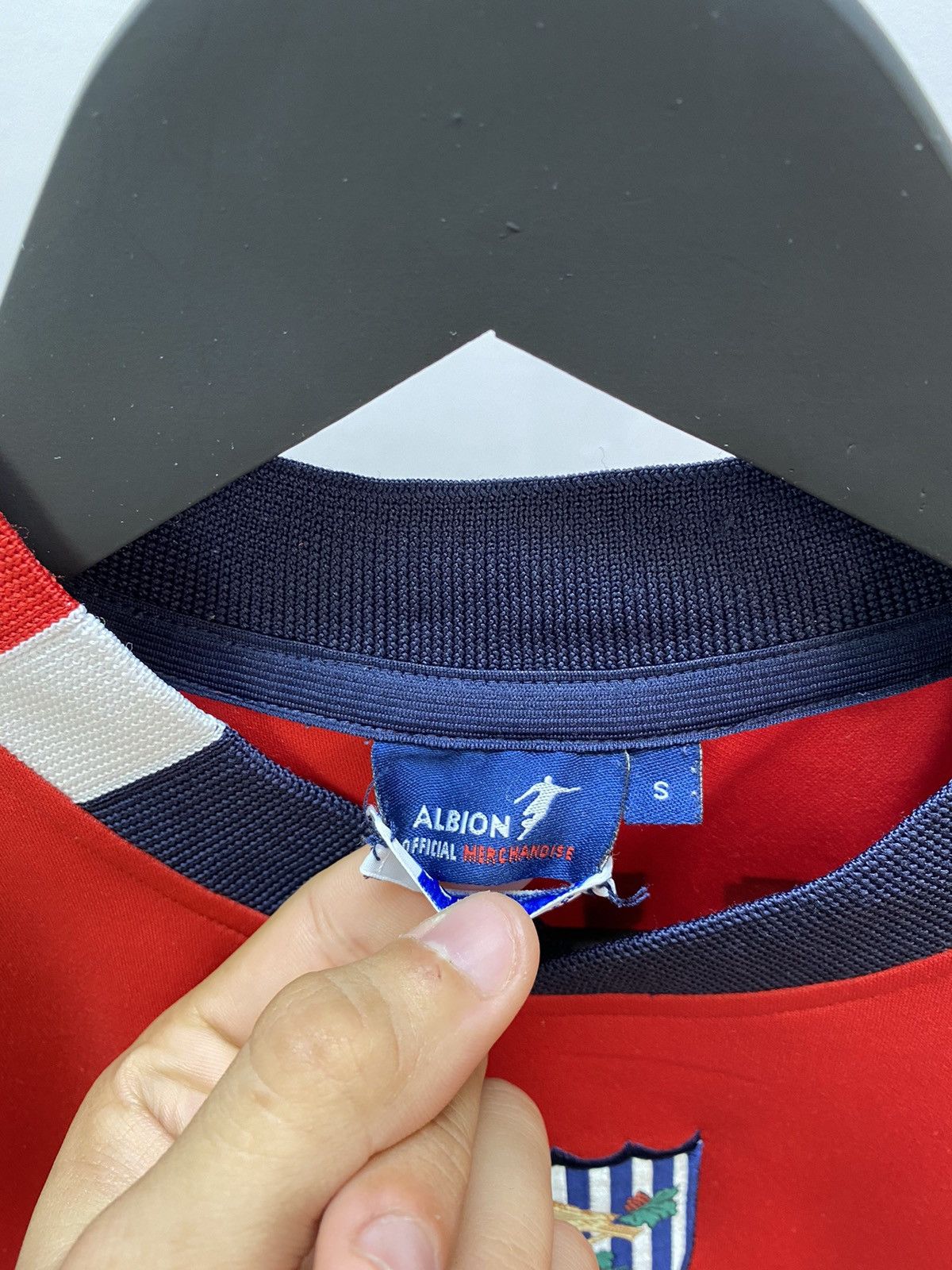 Vintage Diadora West Bromwich Albion #6 Purse Home Soccer Jersey Size US S / EU 44-46 / 1 - 12 Thumbnail