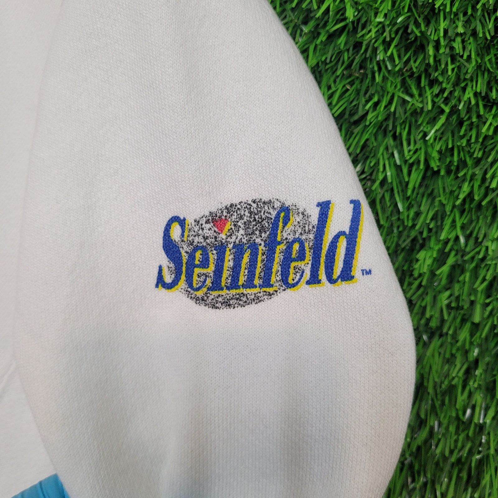 Tultex VTG 1993 Seinfeld "The Kramer" Sweatshirt L/XL Cropped USA Size US L / EU 52-54 / 3 - 5 Thumbnail