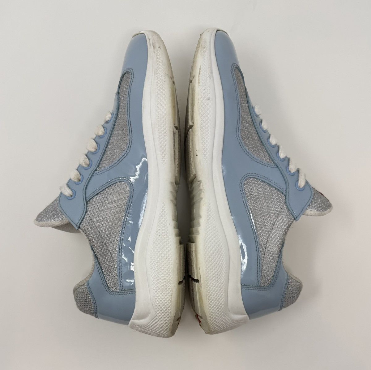 Prada Prada Americas Cup Sneaker Light Blue Size US 8.5 / EU 41-42 - 3 Thumbnail