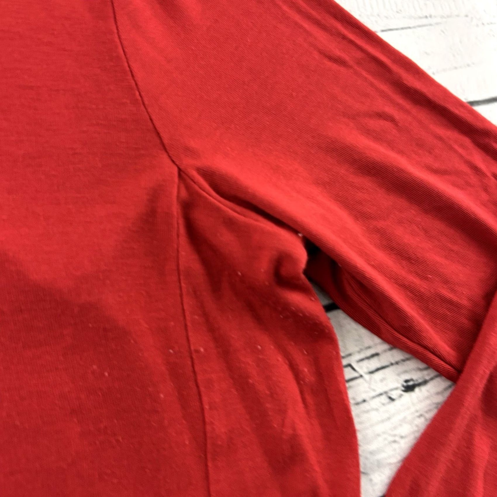 Vintage Cabi Blouse Long Sleeve Solid Casual Top Women's S Red Size S / US 4 / IT 40 - 3 Thumbnail