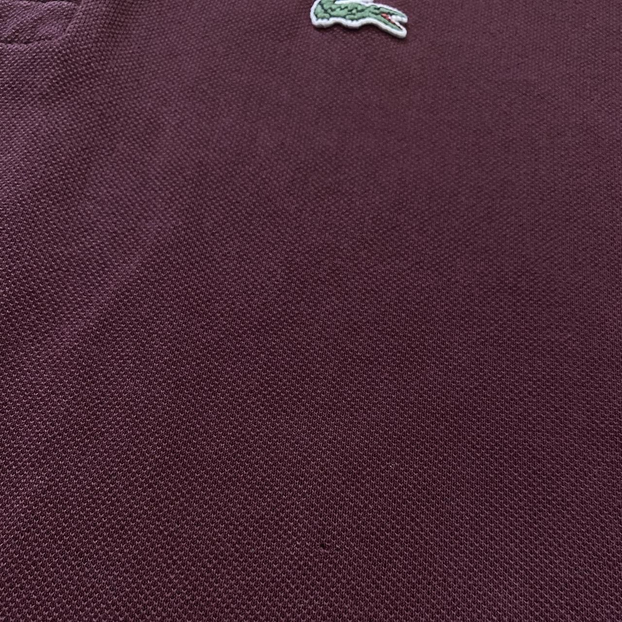 Lacoste Burgundy Lacoste polo shirt polo Size US L / EU 52-54 / 3 - 8 Thumbnail