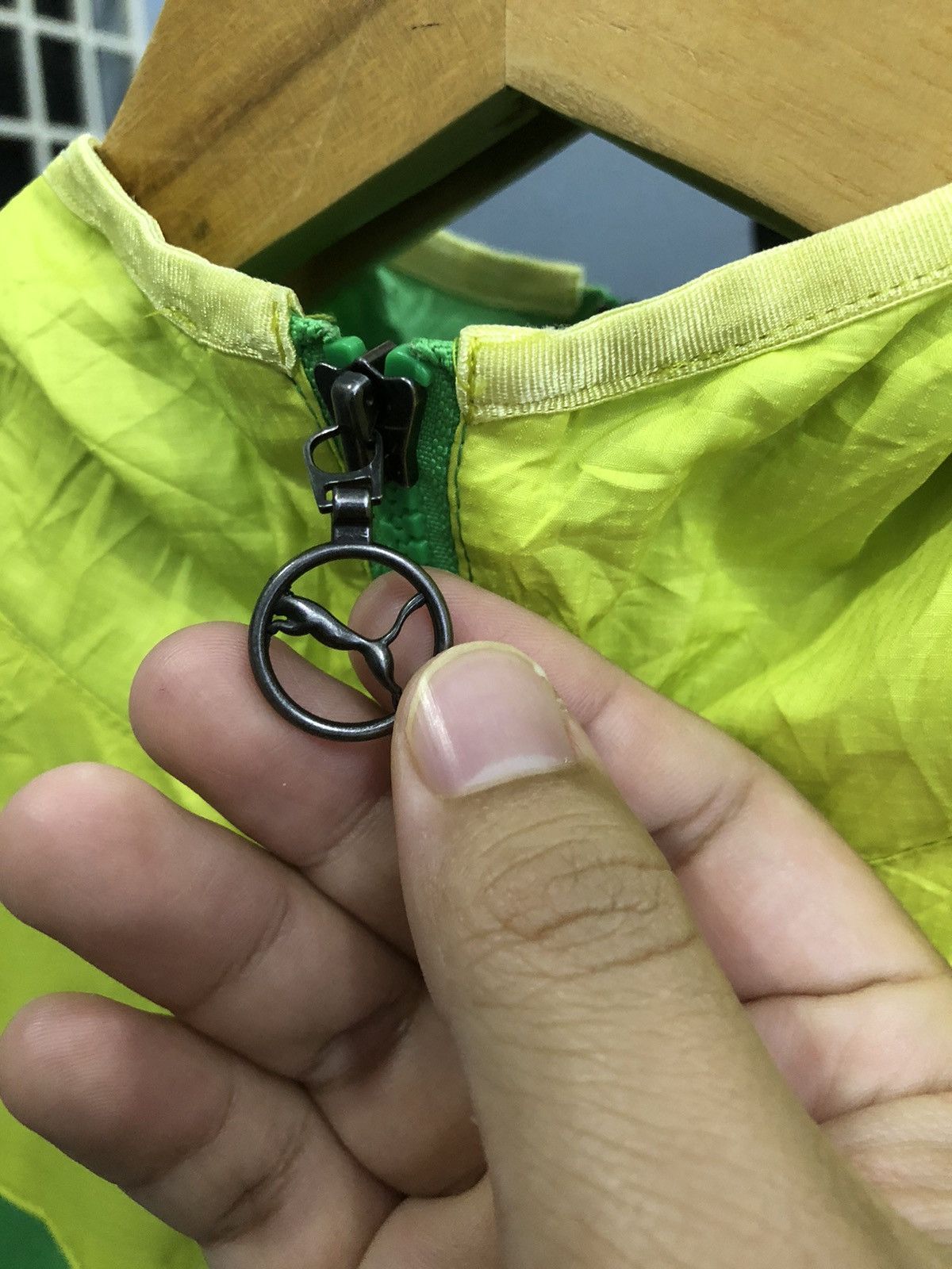 Puma Puma Neon Green / Yellow Windbreaker Jacket Size US S / EU 44-46 / 1 - 5 Thumbnail