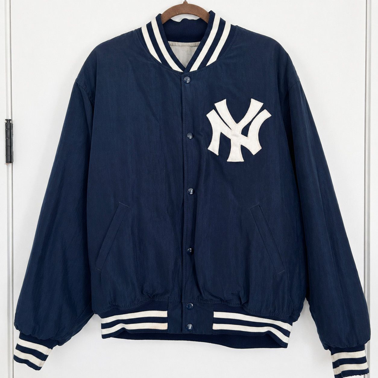 Starter Vintage Yankees Bomber Jacket Starter Diamond Collection Size US L / EU 52-54 / 3 - 1 Thumbnail