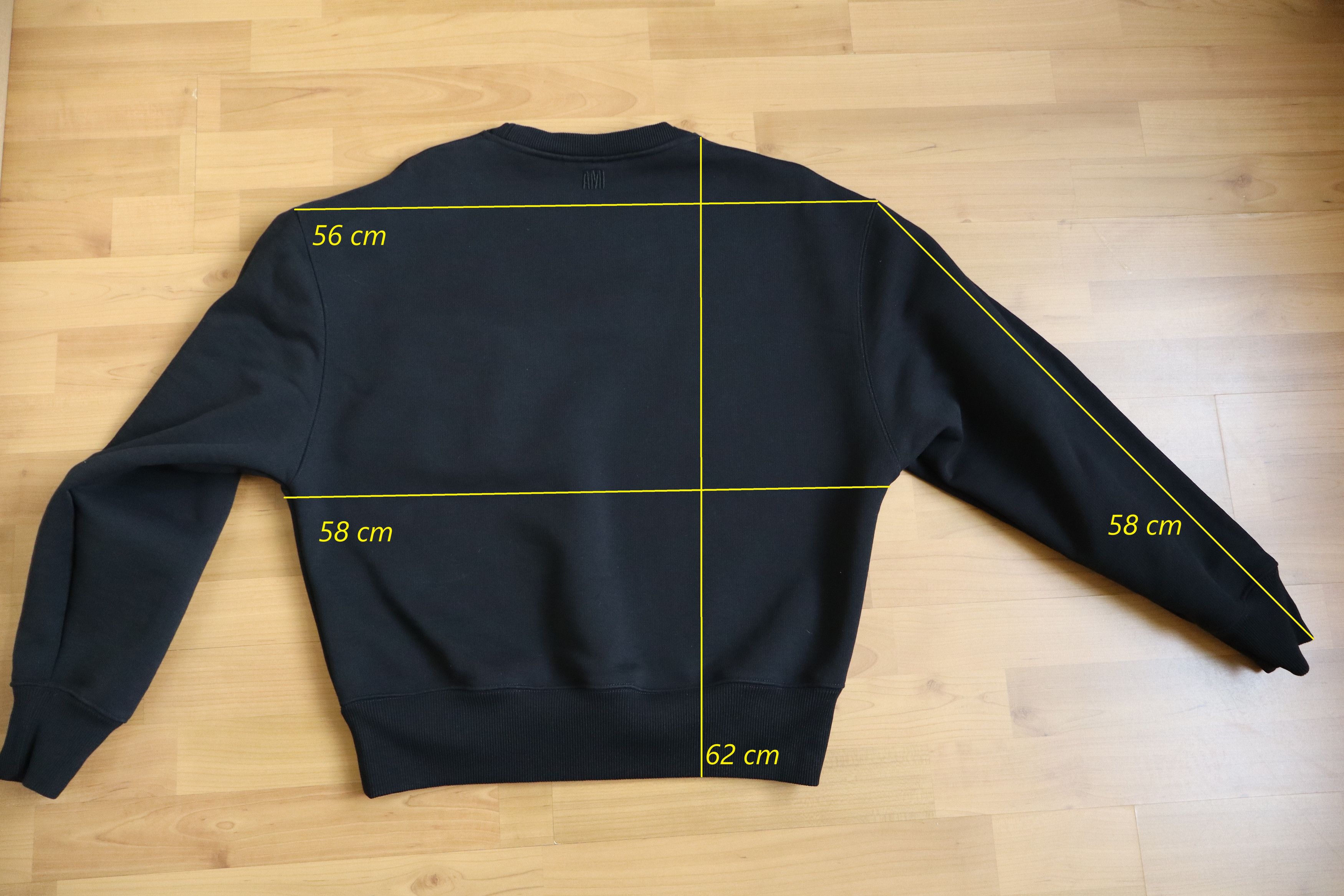 AMI AMI Alexandre Mattiussi big logo Heart Sweatshirt mens Size US M / EU 48-50 / 2 - 7 Thumbnail