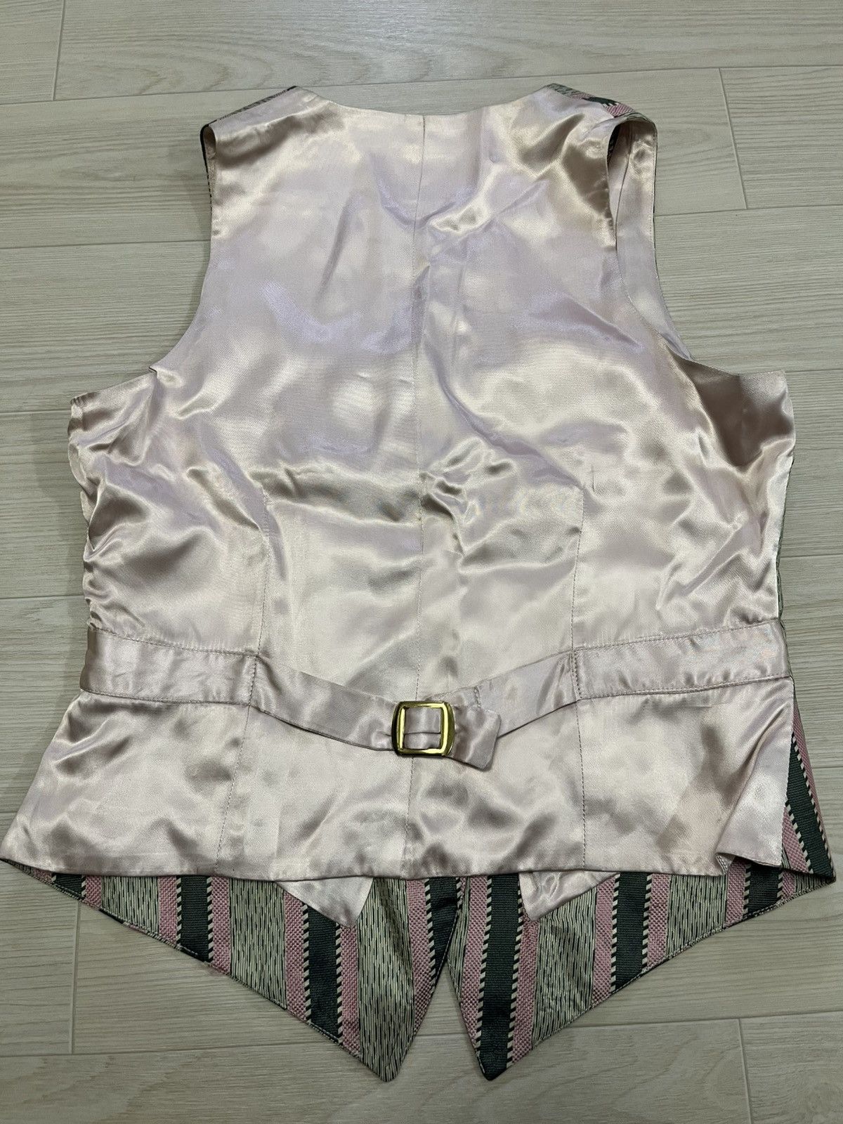 Vivienne Westwood Gold Label 90s Vintage 6 buttons silk waist coat vest jacket Size M / US 6-8 / IT 42-44 - 5 Thumbnail