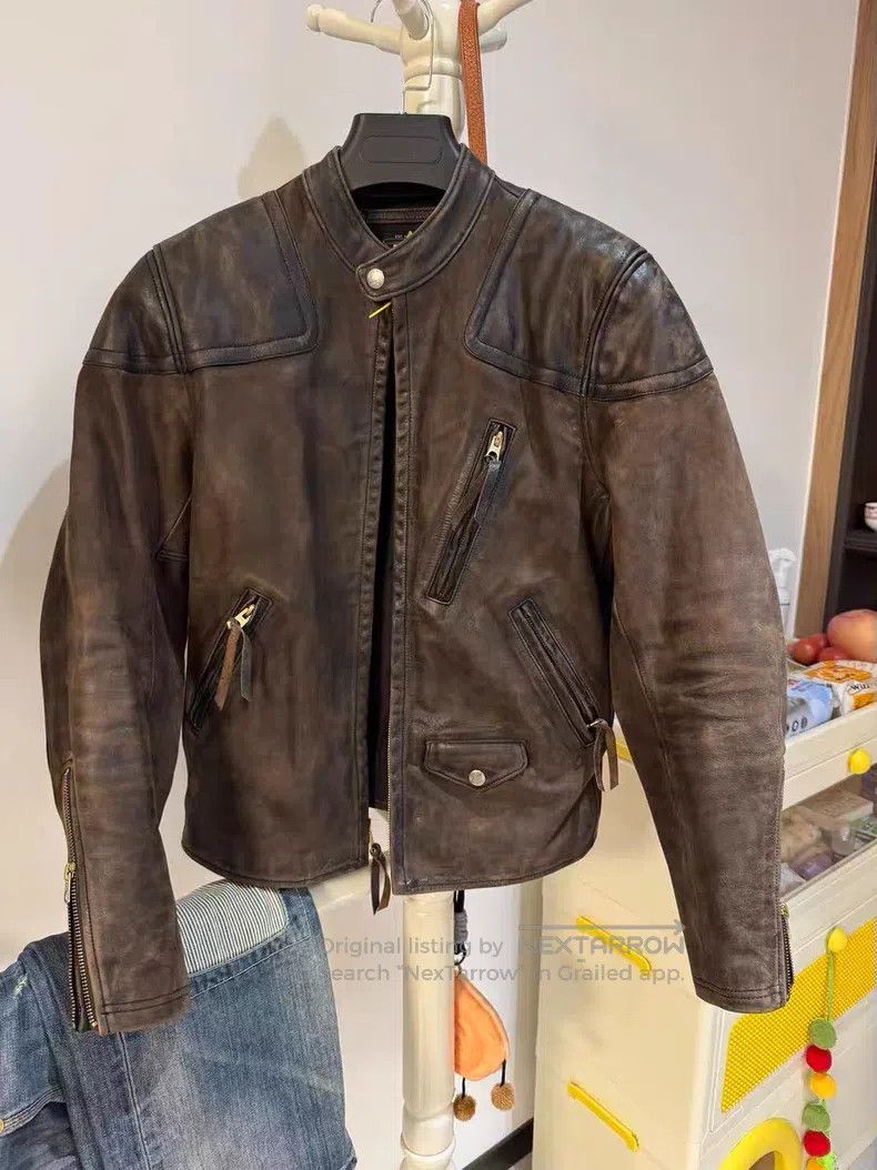 RRL Ralph Lauren RRL Ralph Lauren Venom biker leather jacket Size US S / EU 44-46 / 1 - 1 Thumbnail