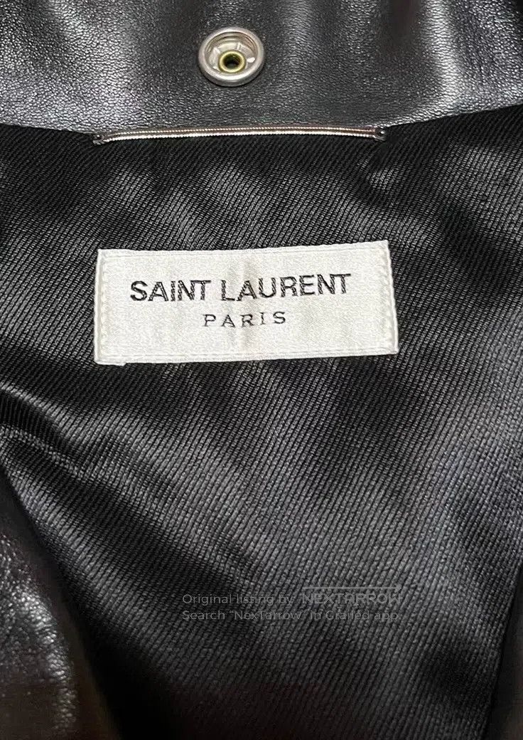 Saint Laurent Paris Saint Laurent Paris Leather Jacket Size US S / EU 44-46 / 1 - 2 Thumbnail
