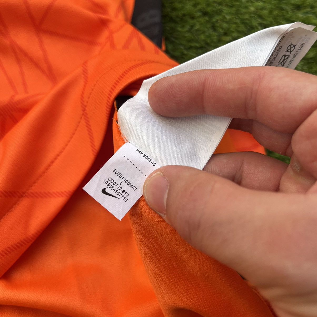 Nike Netherlands 2020-22 Home Jersey Nike Football Soccer Vintage Size US L / EU 52-54 / 3 - 12 Thumbnail