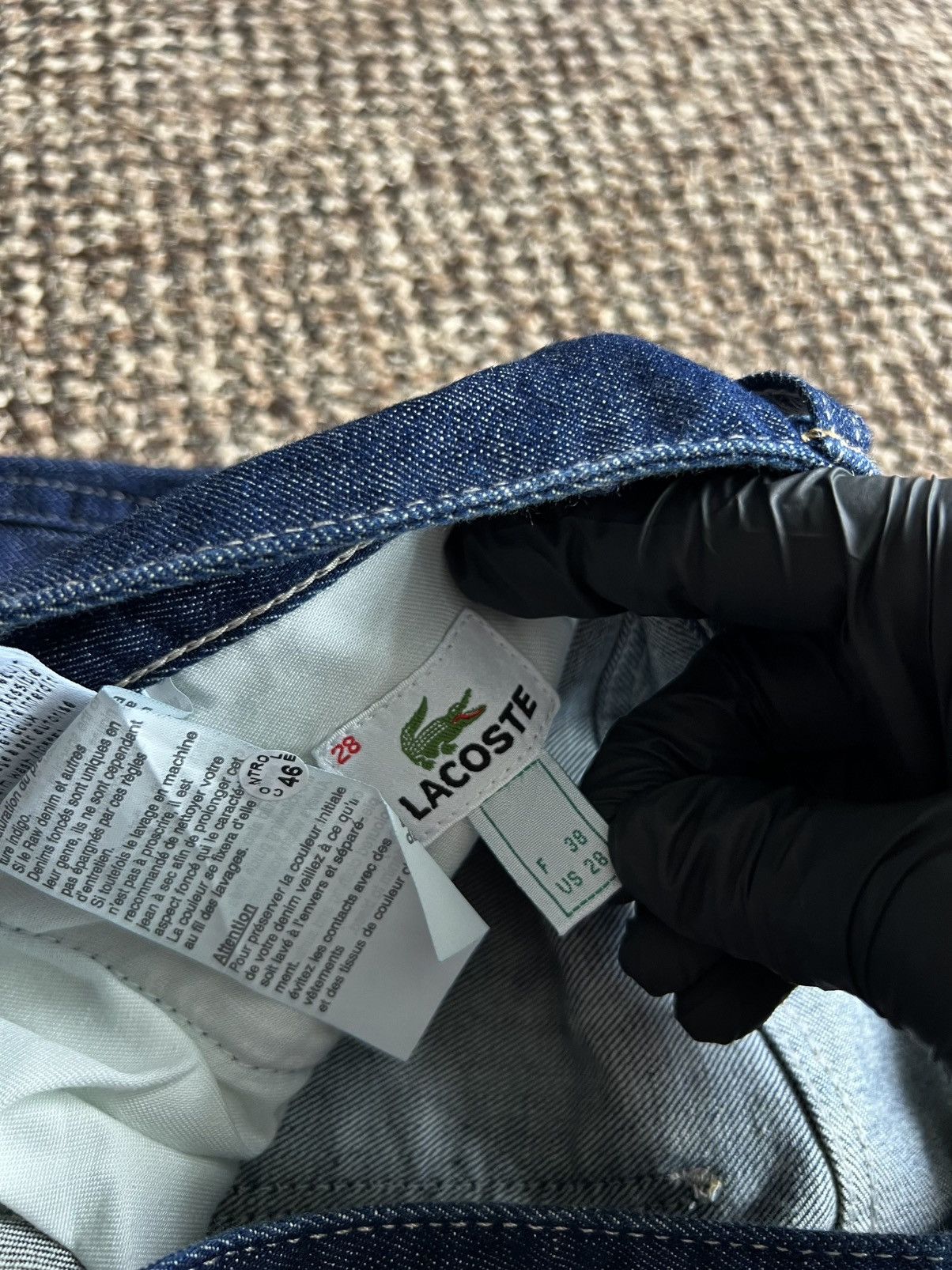 Lacoste Lacoste Y2K Denim Jeans Pants Vintage Patch 28 Size Size US 28 / EU 44 - 15 Thumbnail