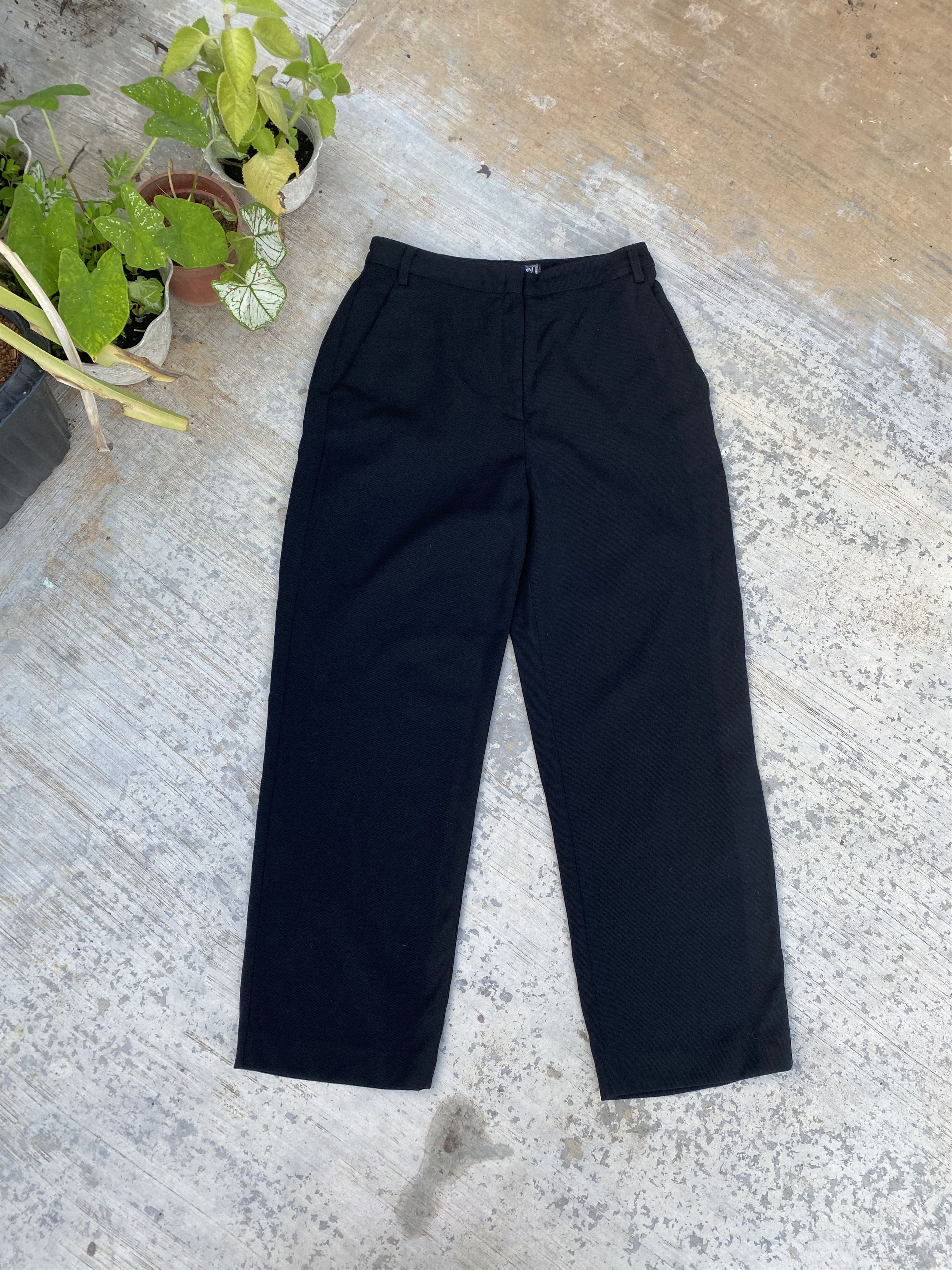 image of Steals Vintage Gianni Versace Pants in Black, Women's (Size 26)