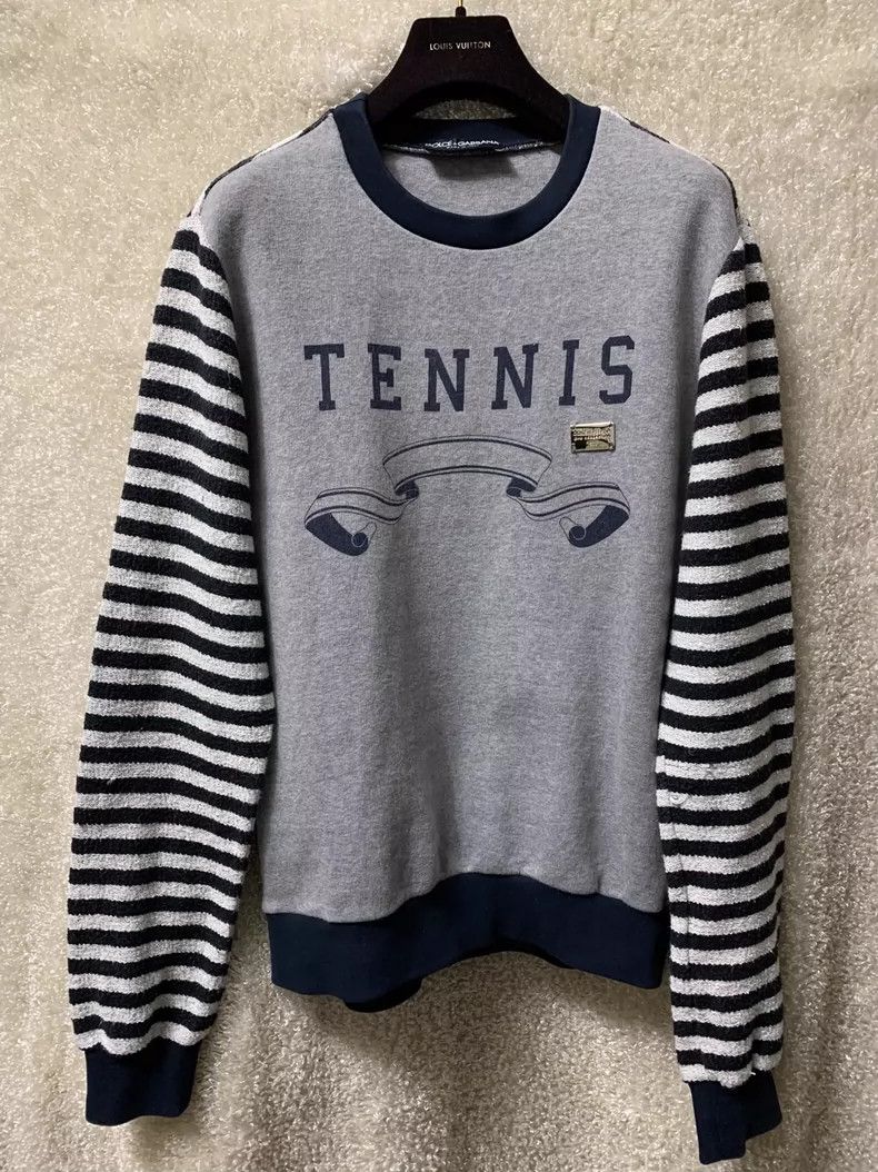 Dolce & Gabbana Dolce & Gabbana Men's Tennis Sweatshirt Size US L / EU 52-54 / 3 - 1 Thumbnail