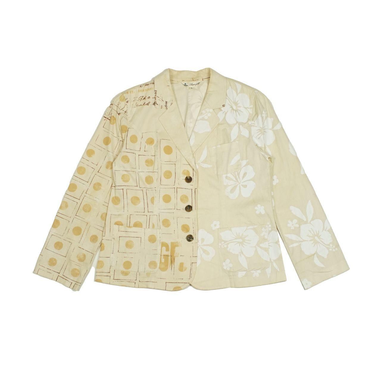 Vintage *NoTariff Sonia Gilles Floral Blazer Size M / US 6-8 / IT 42-44 - 1 Thumbnail