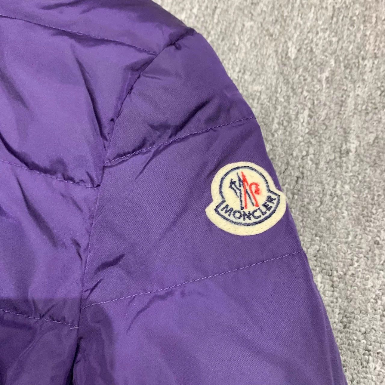 Moncler Moncler Purple Down Jacket Size L / US 10 / IT 46 - 4 Thumbnail