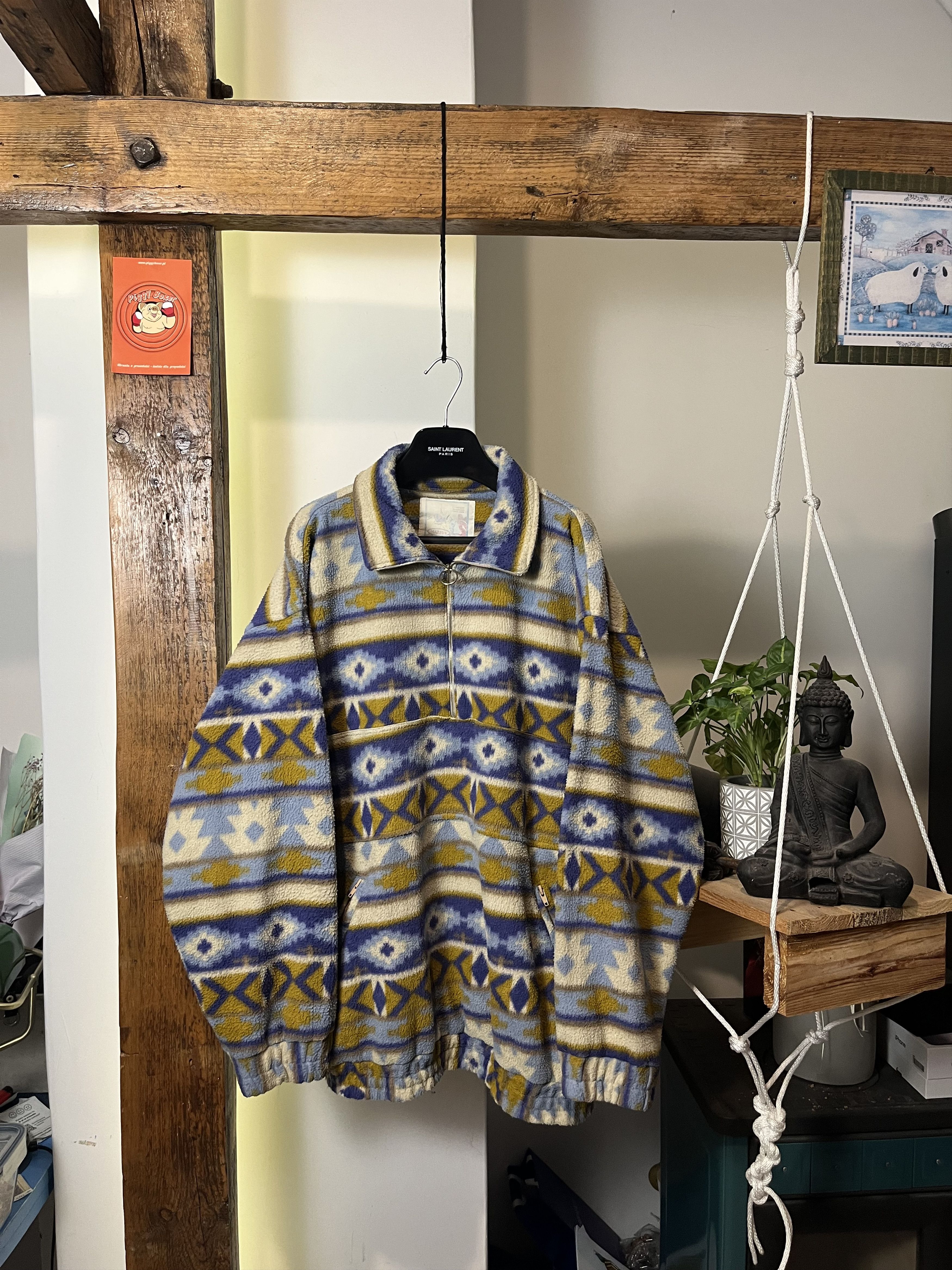 90s Mario's Colorful Synchilla Fleece Jacket