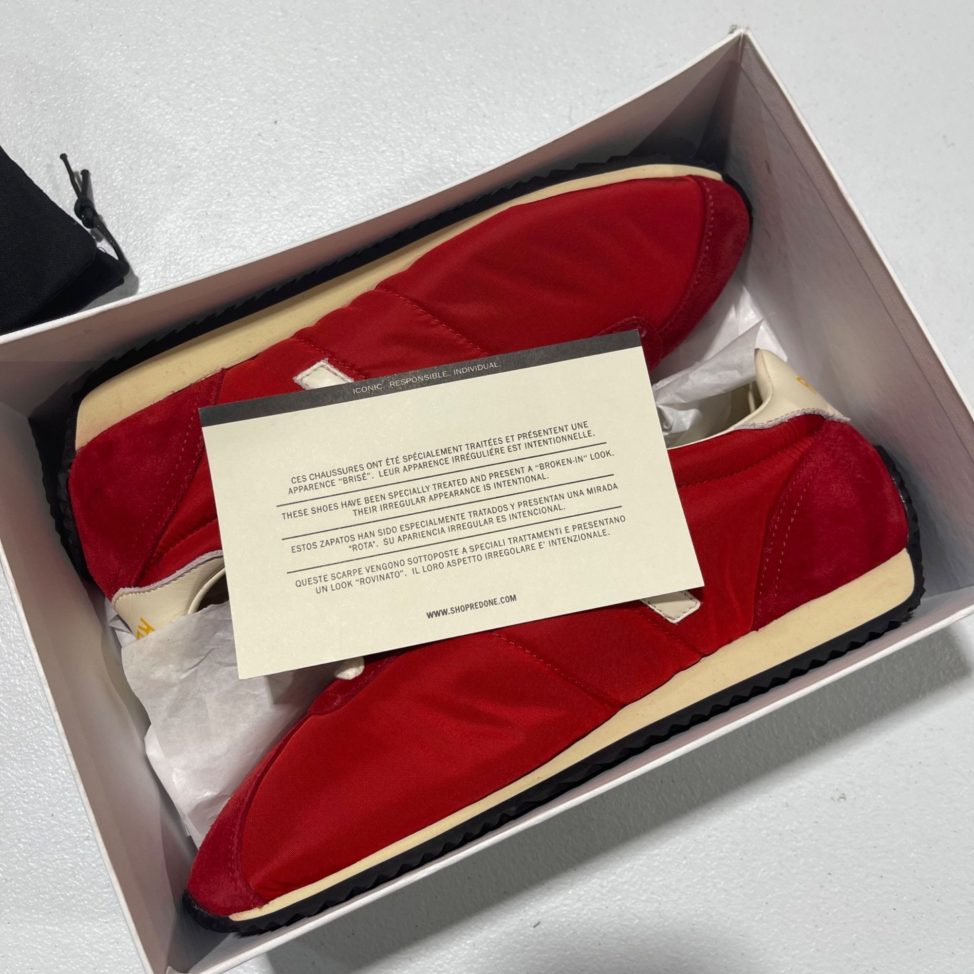 RE/DONE NIB RE/DONE 70s RUNNER SHOES SZ 41 M8 W10 Size US 8 / EU 41 - 4 Thumbnail