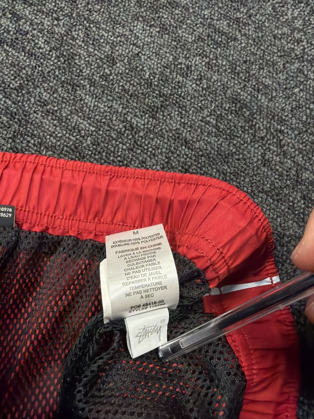 Stussy Stussy Red Track Pants - Medium Size US 31 - 9 Thumbnail