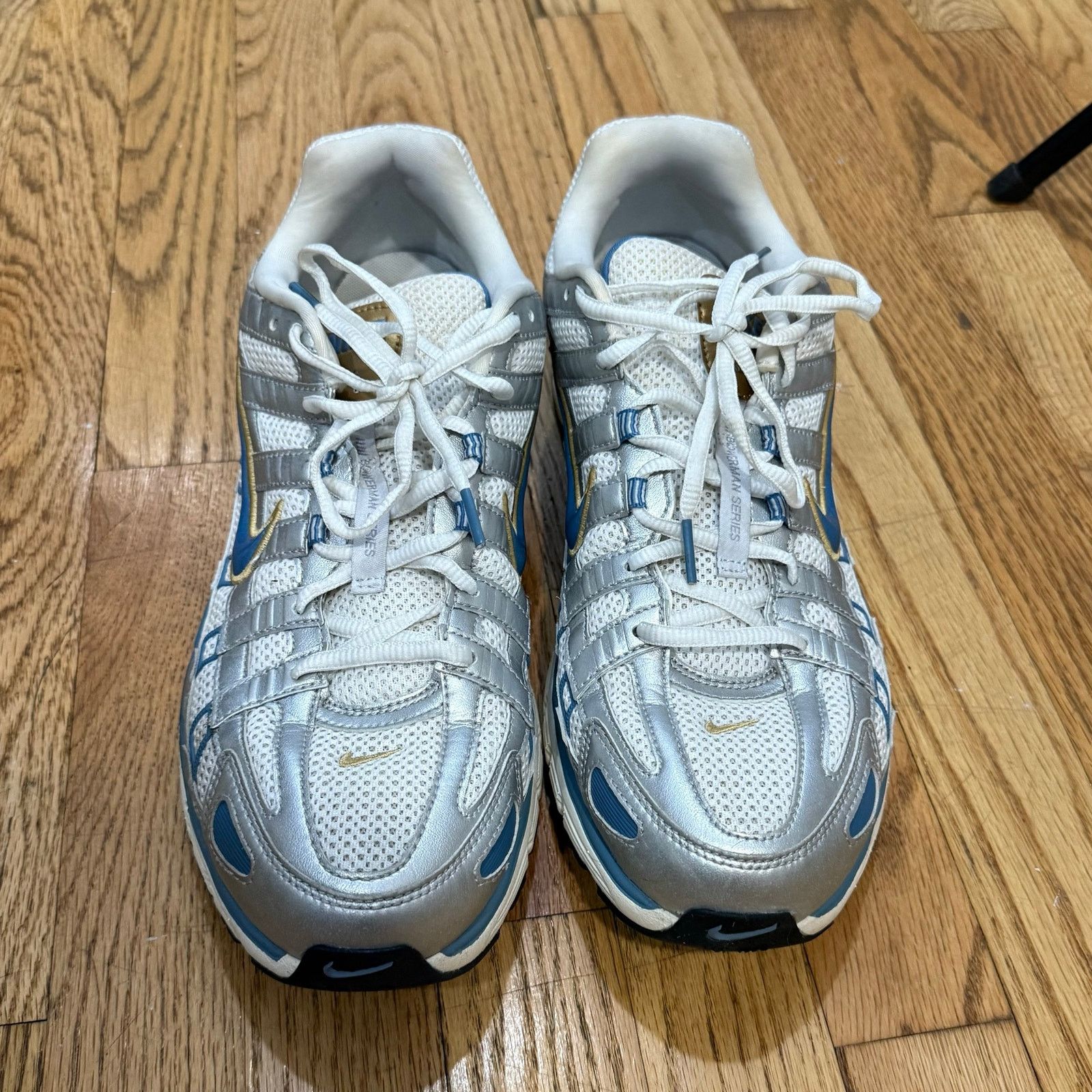Nike Nike P-6000 Metallic Silver Aegean Storm Size US 13 / EU 46 - 4 Thumbnail