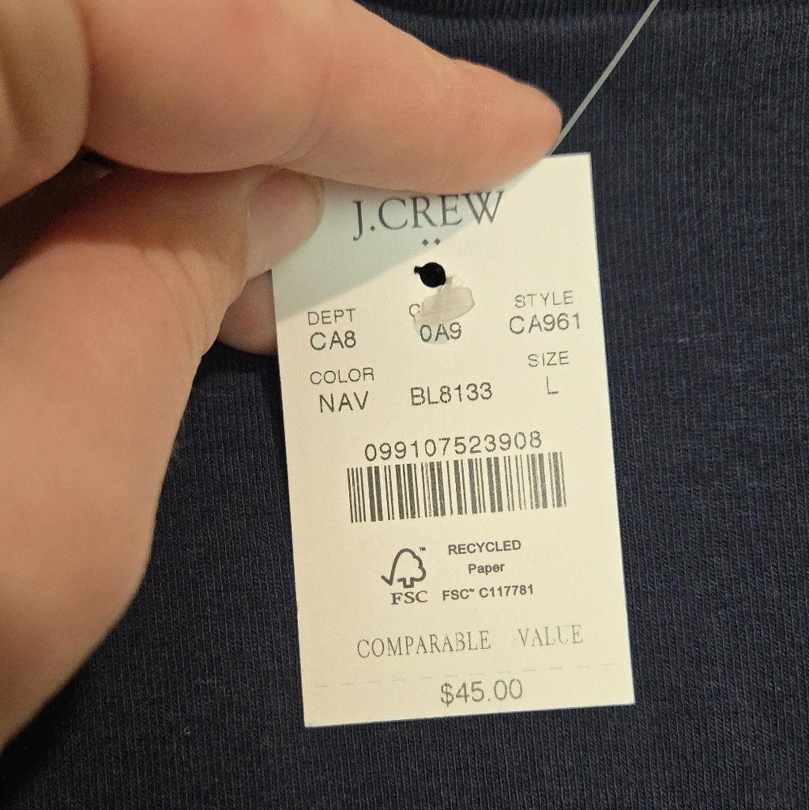 J.Crew J Crew Long-sleeve everyday tee Size L / US 10 / IT 46 - 4 Thumbnail