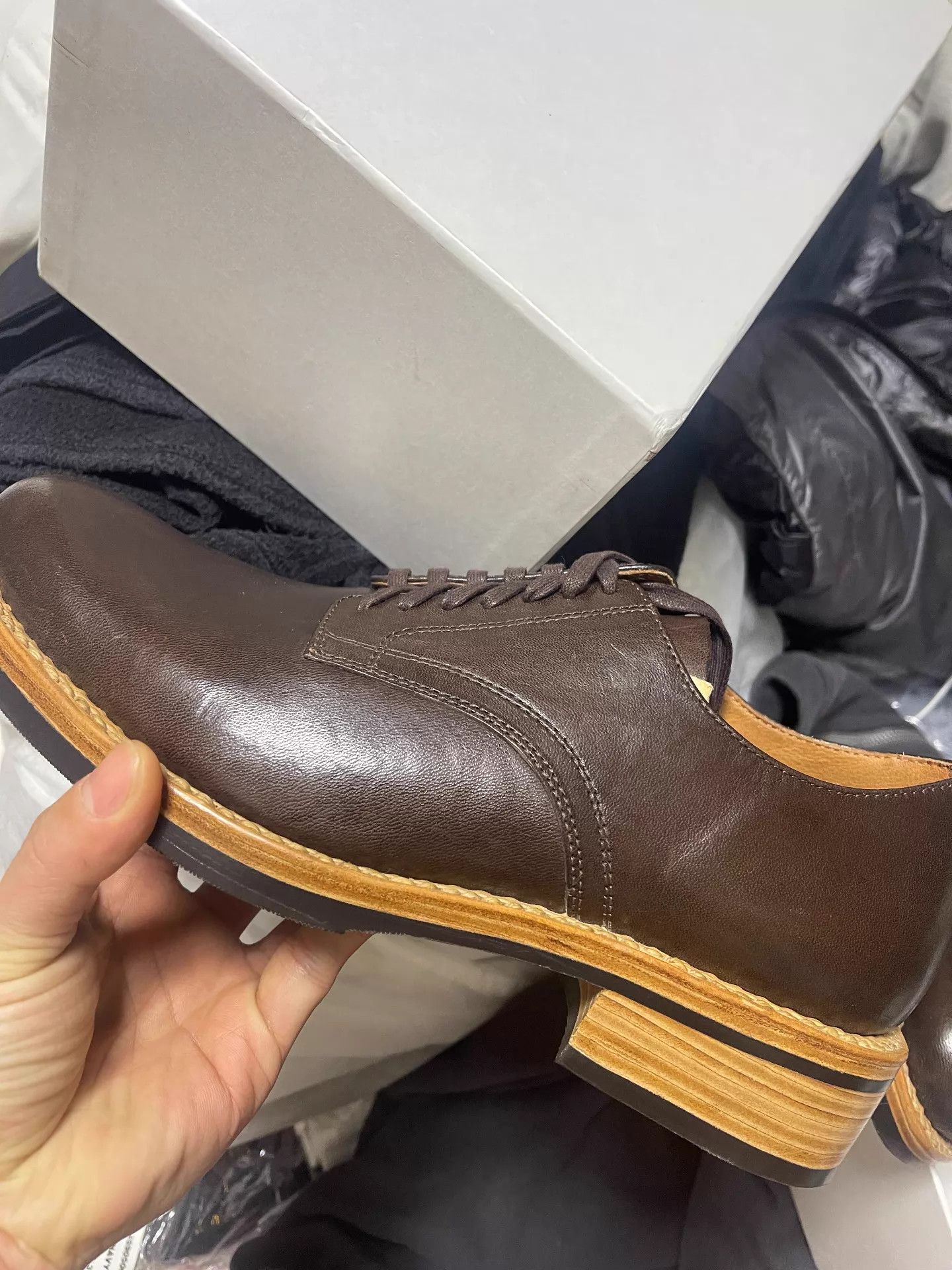 Visvim Visvim 24aw Galvin Plain Toe Folk Dark Brown US10 Size US 10 / EU 43 - 4 Thumbnail