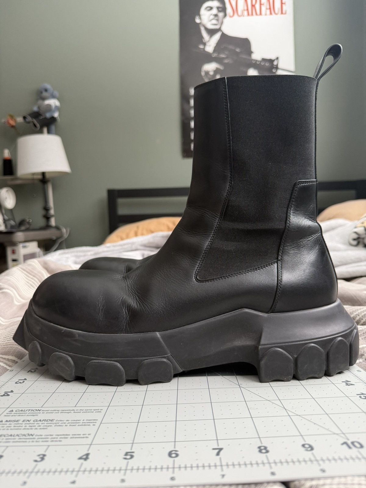 Rick Owens Rick Owens Bozo Tractor Boots Size US 11 / EU 44 - 3 Thumbnail