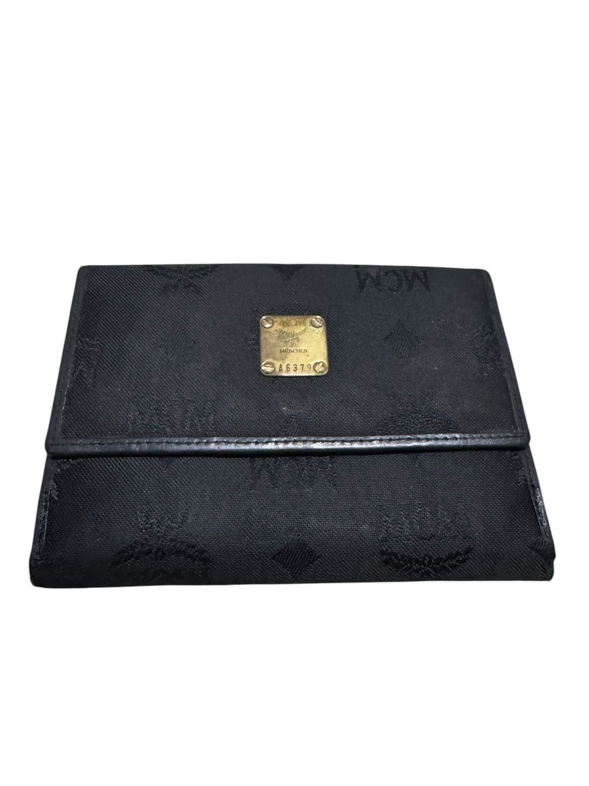 MCM × Vintage VTG MCM Munchen Monogram Bifold Medium Size Size ONE SIZE - 1 Thumbnail