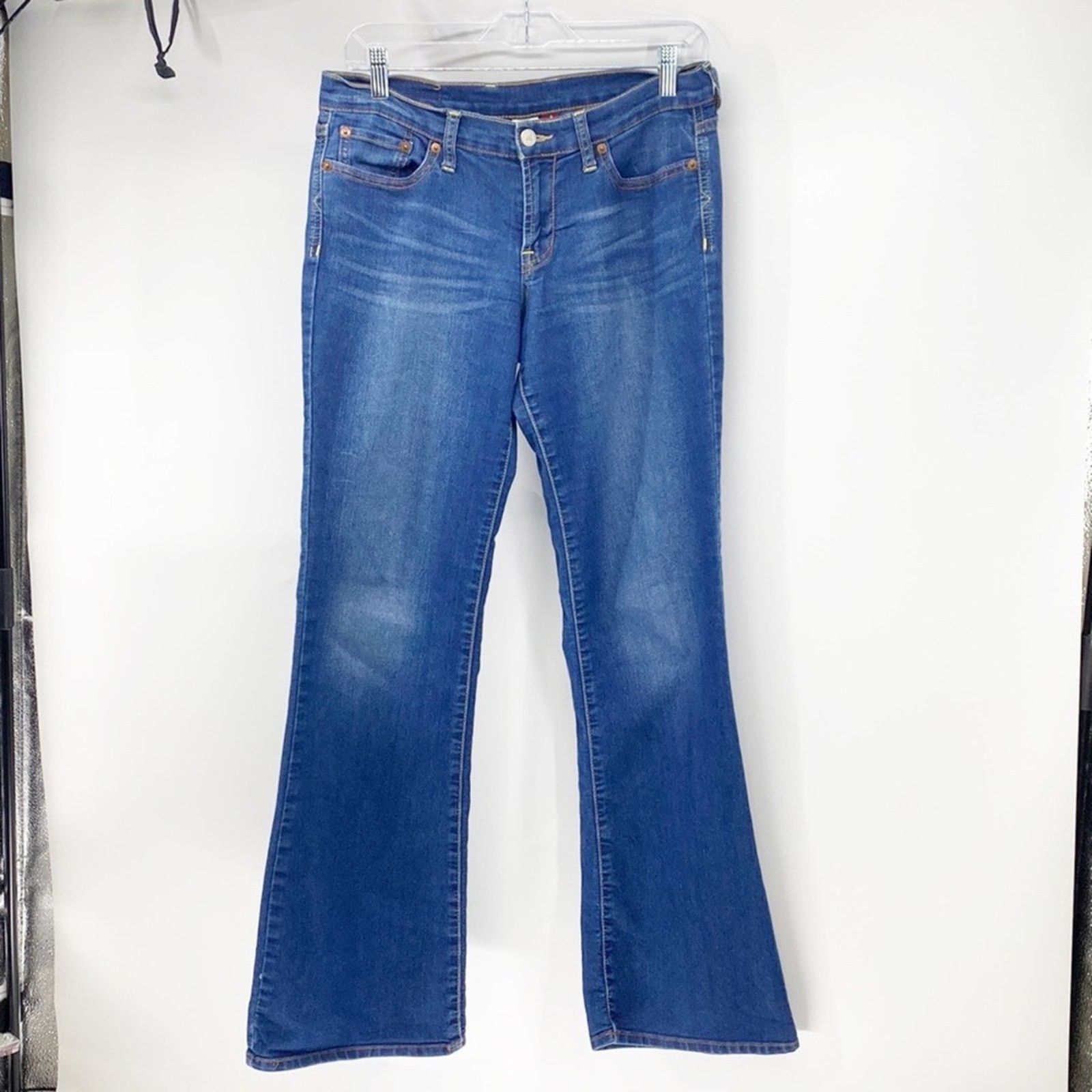 Lucky Brand Lucky Brand mid rise flare Y2K bohemian Gypsy jeans sz 28 Size 28" / US 6 / IT 42 - 1 Thumbnail