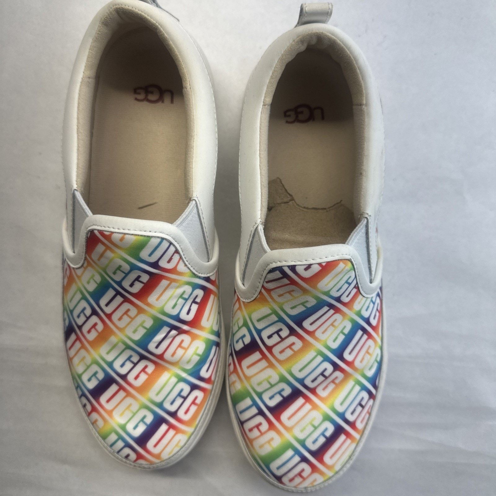 Ugg UGG CAPLAN RAINBOW GIRLS SLIP-ON SNEAKERS SHOES SIZE 6 Size US 6 / IT 36 - 3 Thumbnail
