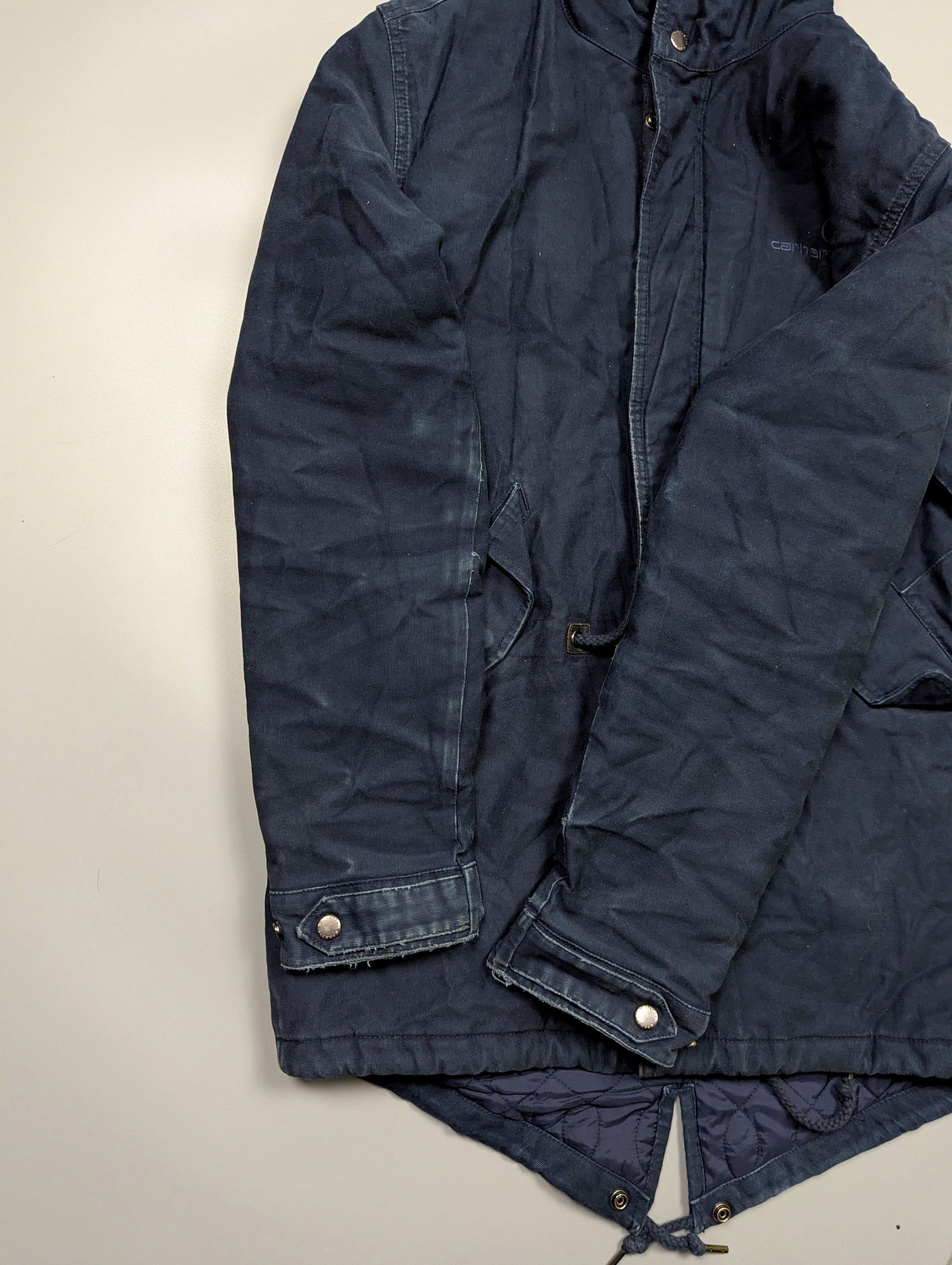 Carhartt Wip Carhartt WIP Dalsh VTG Men’s Canvas Parka Faded Jacket Size US M / EU 48-50 / 2 - 19 Thumbnail