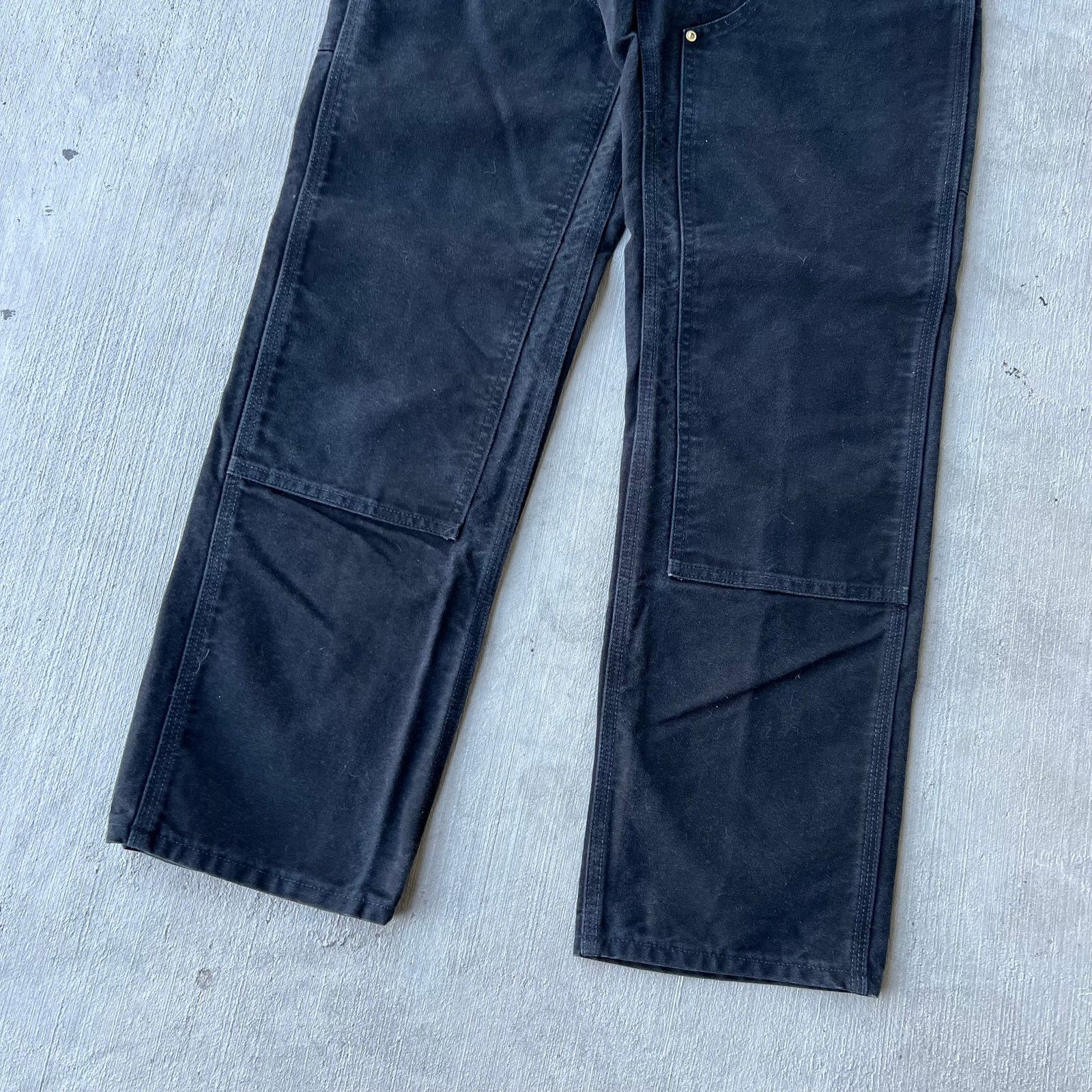 Carhartt × Vintage Carhartt black double knee work wear carpenter pants Size US 29 - 3 Thumbnail