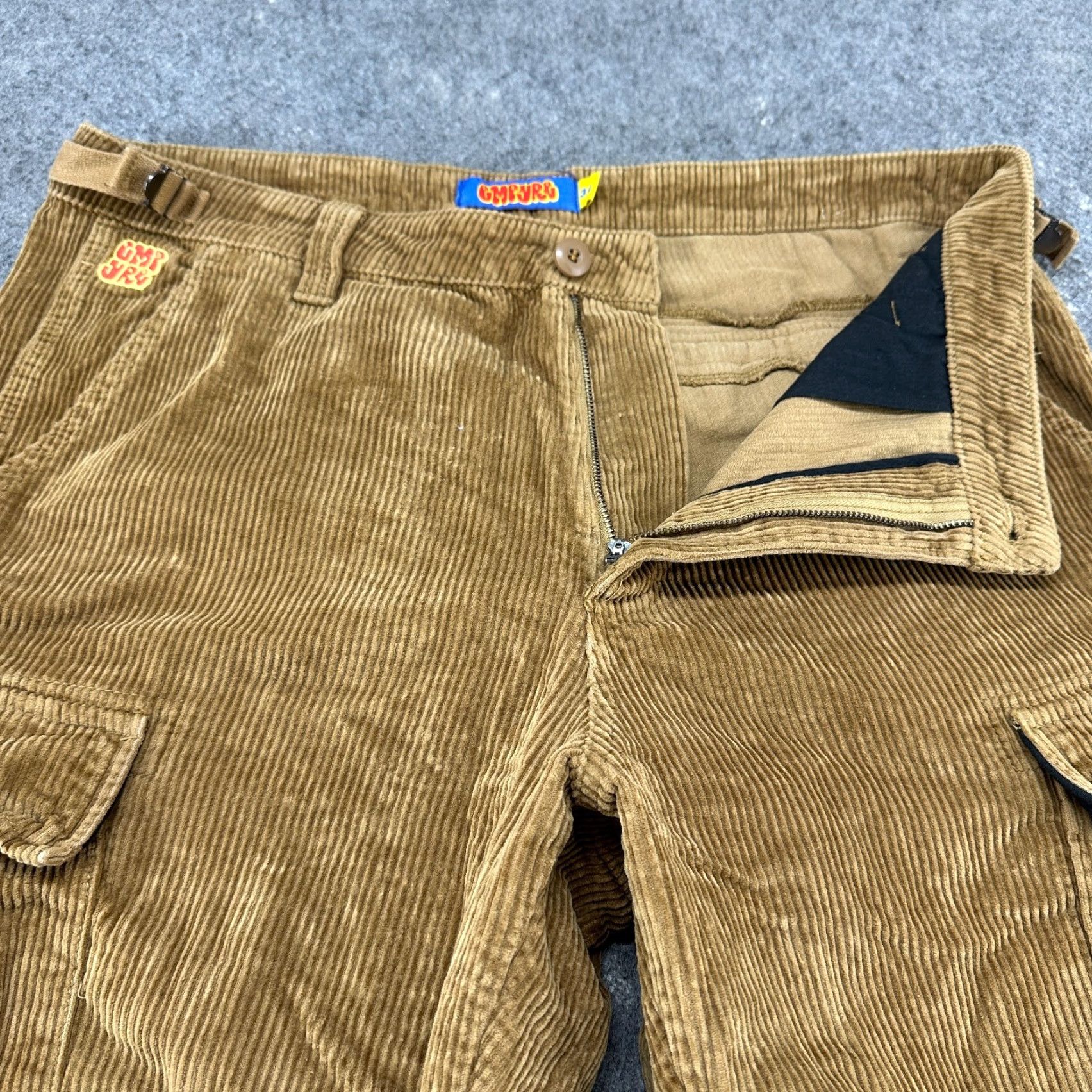Empyre VINTAGE Empyre Pants Men 34x30 38x30 Brown Cargo Corduroy Cotton Baggy Skater Pockets Relaxed Straight 90s Mens Brown Cotton Corduroy Pants Size US 34 / EU 50 - 2 Thumbnail