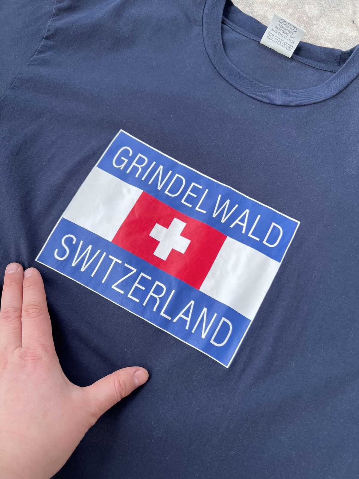Vintage Grindelwald Switzerland Tee Size US XL / EU 56 / 4 - 2 Thumbnail