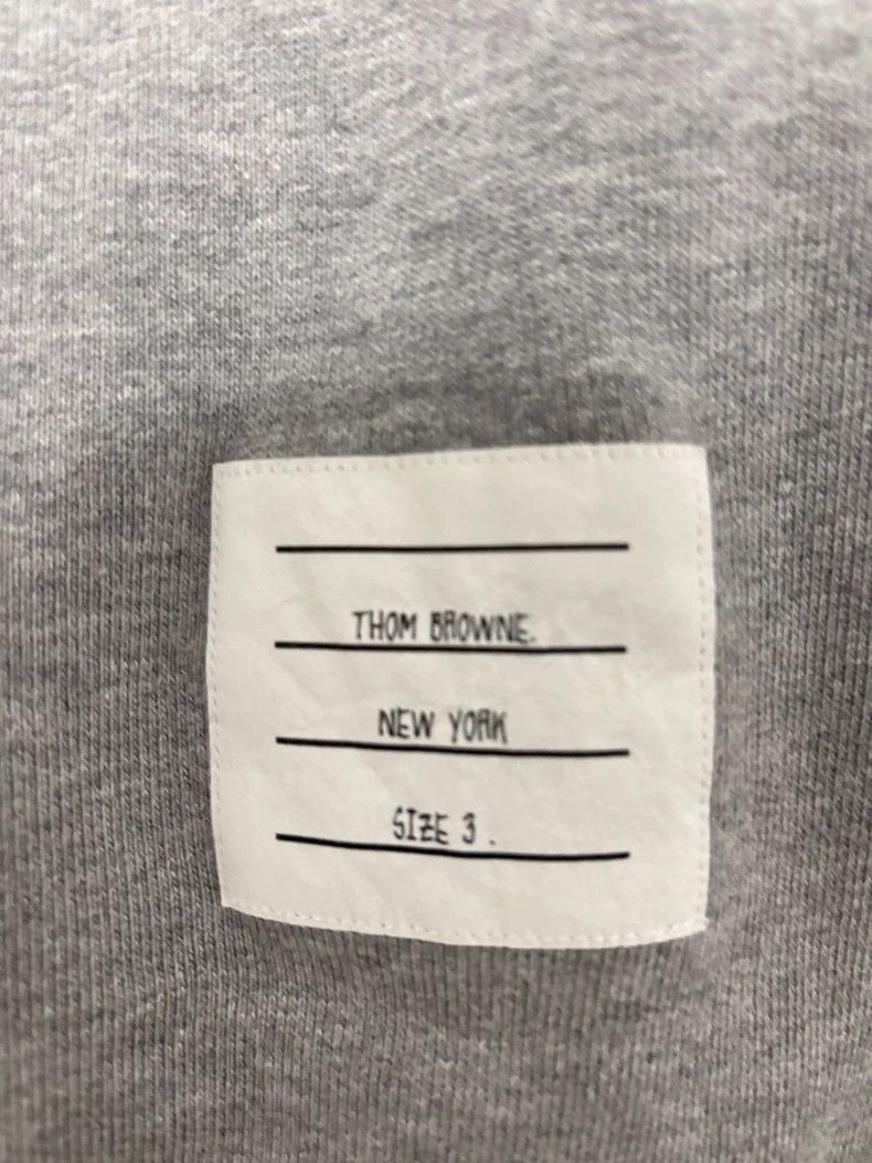 Thom Browne Thom Browne Grey hoodie Size US L / EU 52-54 / 3 - 3 Thumbnail