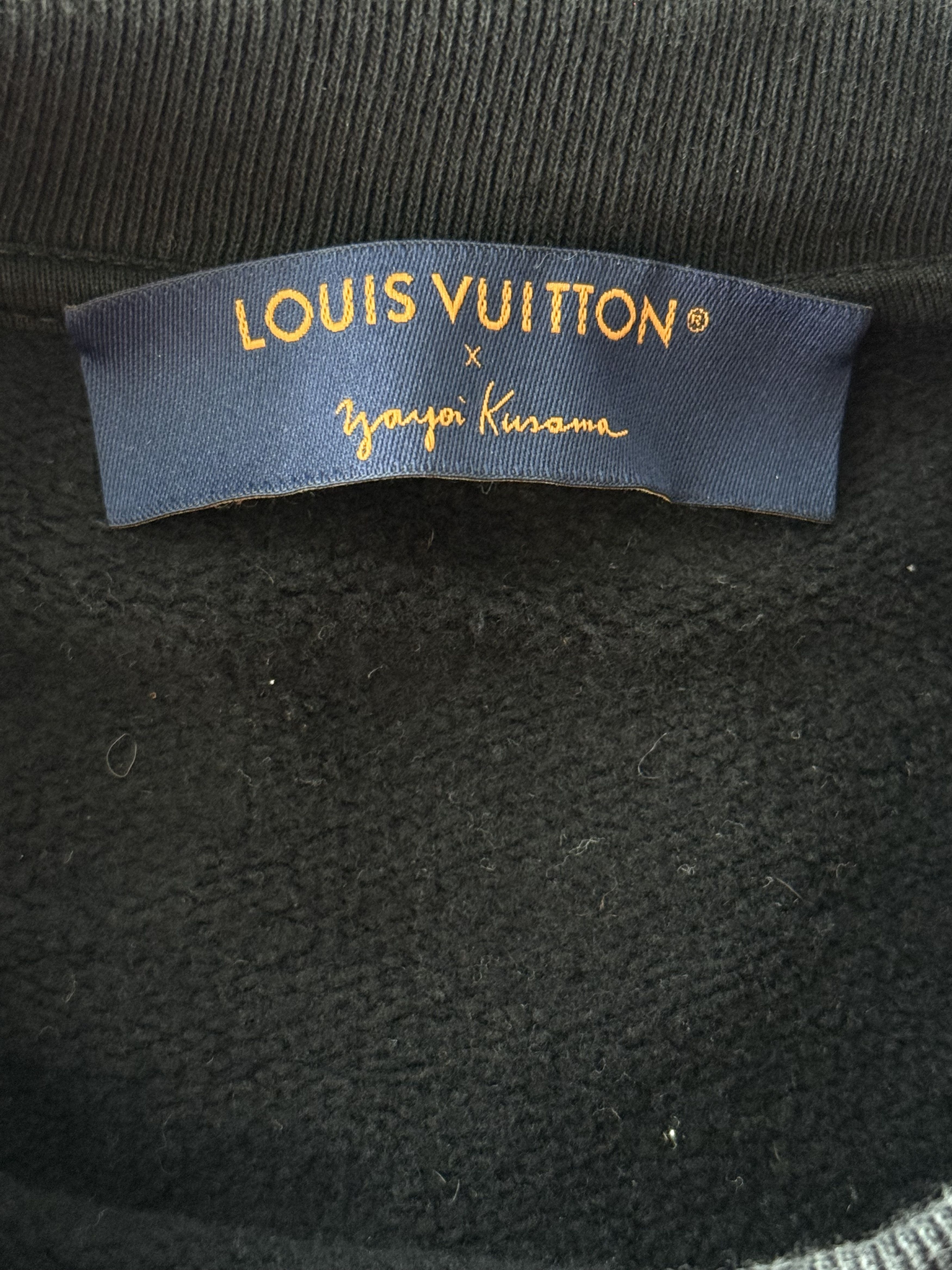 Louis Vuitton Louis Vuitton Yayoi Kusama Black Polka Dot Monogram Sweater Size US M / EU 48-50 / 2 - 3 Thumbnail