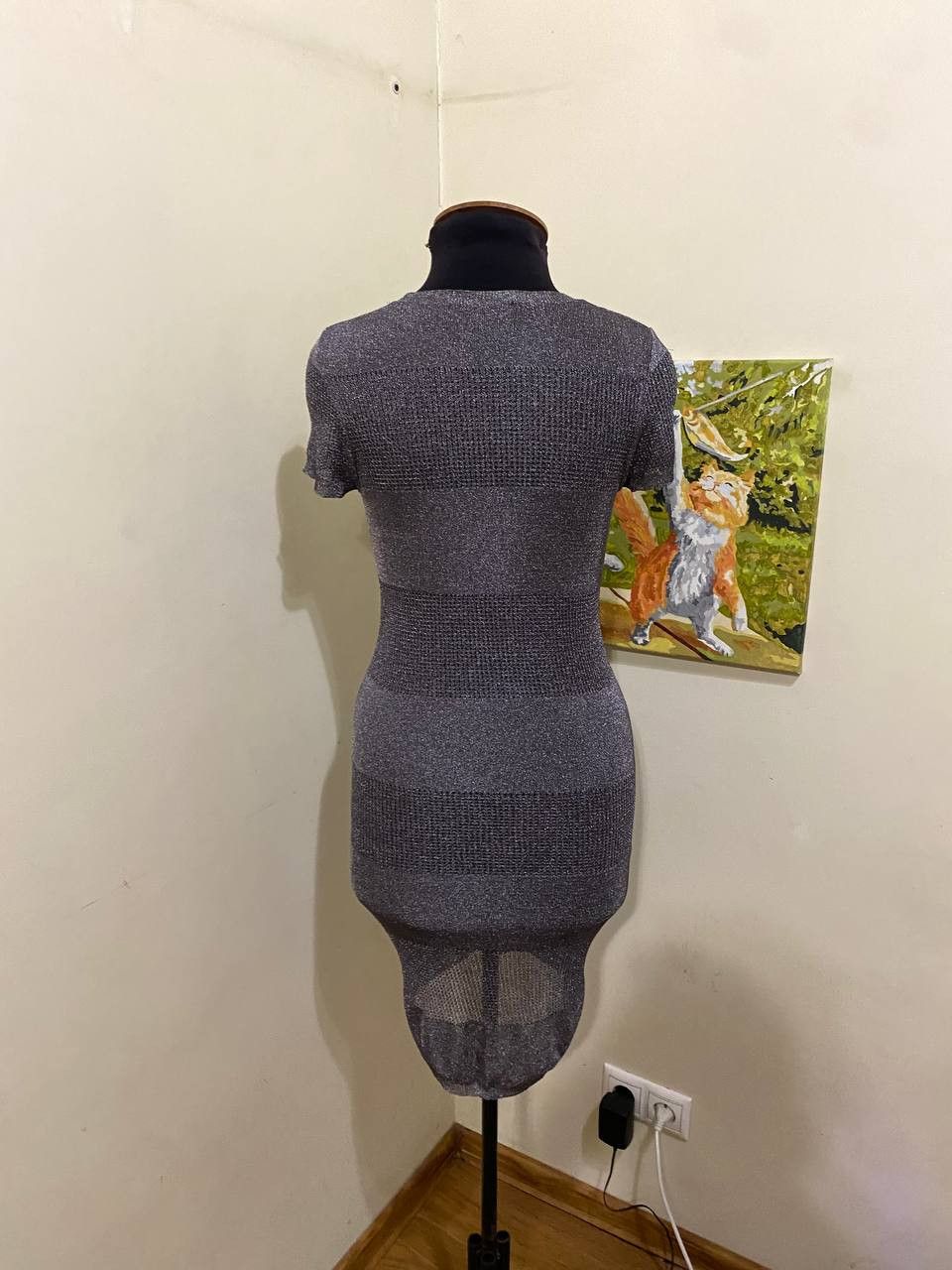Dolce & Gabbana DOLCE & GABBANA Alpaca Wool Knit Bodycon Sleeveless Dress Size S / US 4 / IT 40 - 5 Thumbnail