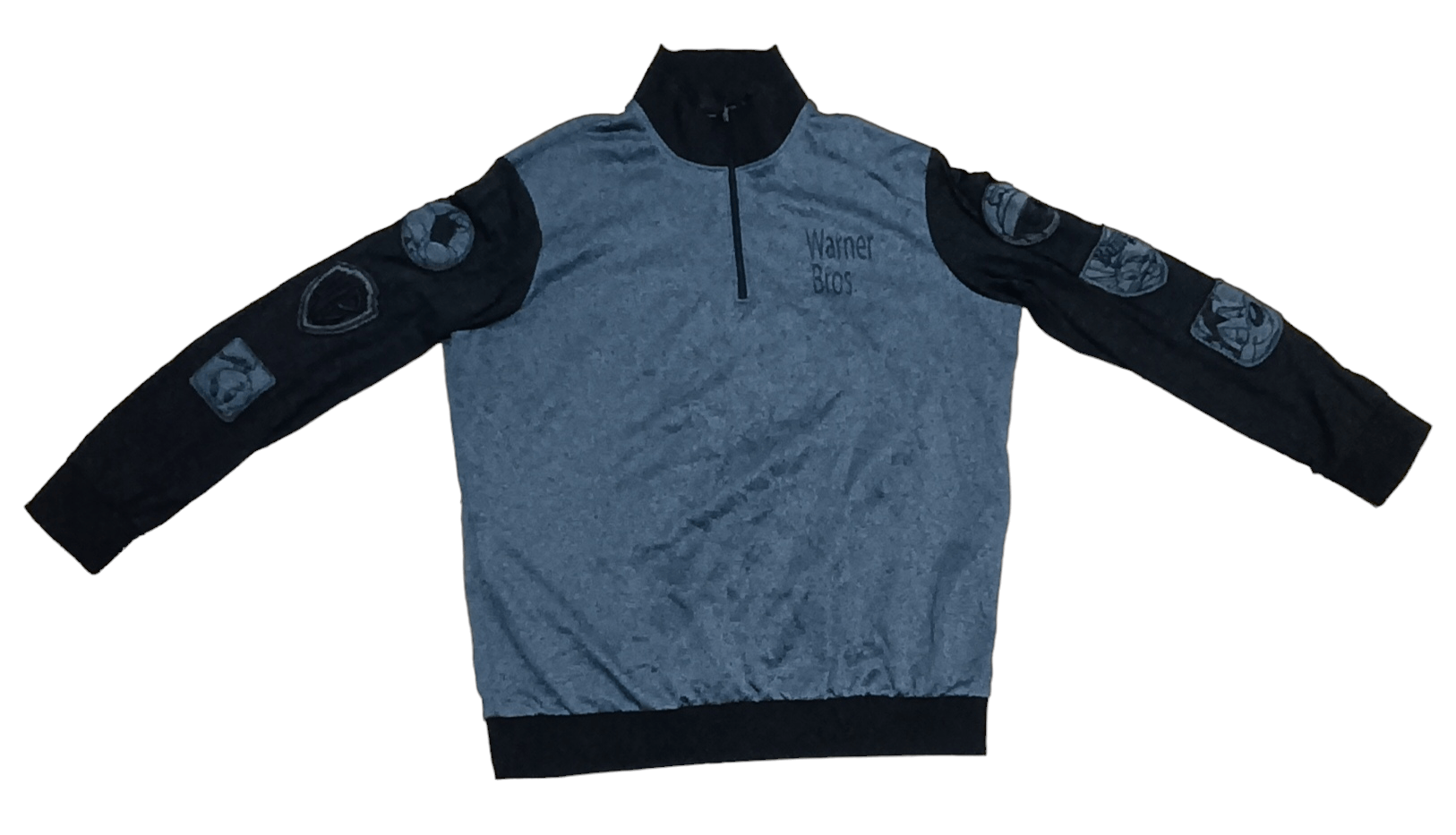 Warner Bros WARNER BROS PATCHED QUARTER ZIPPER SWEATSHIRT Size US L / EU 52-54 / 3 - 1 Thumbnail
