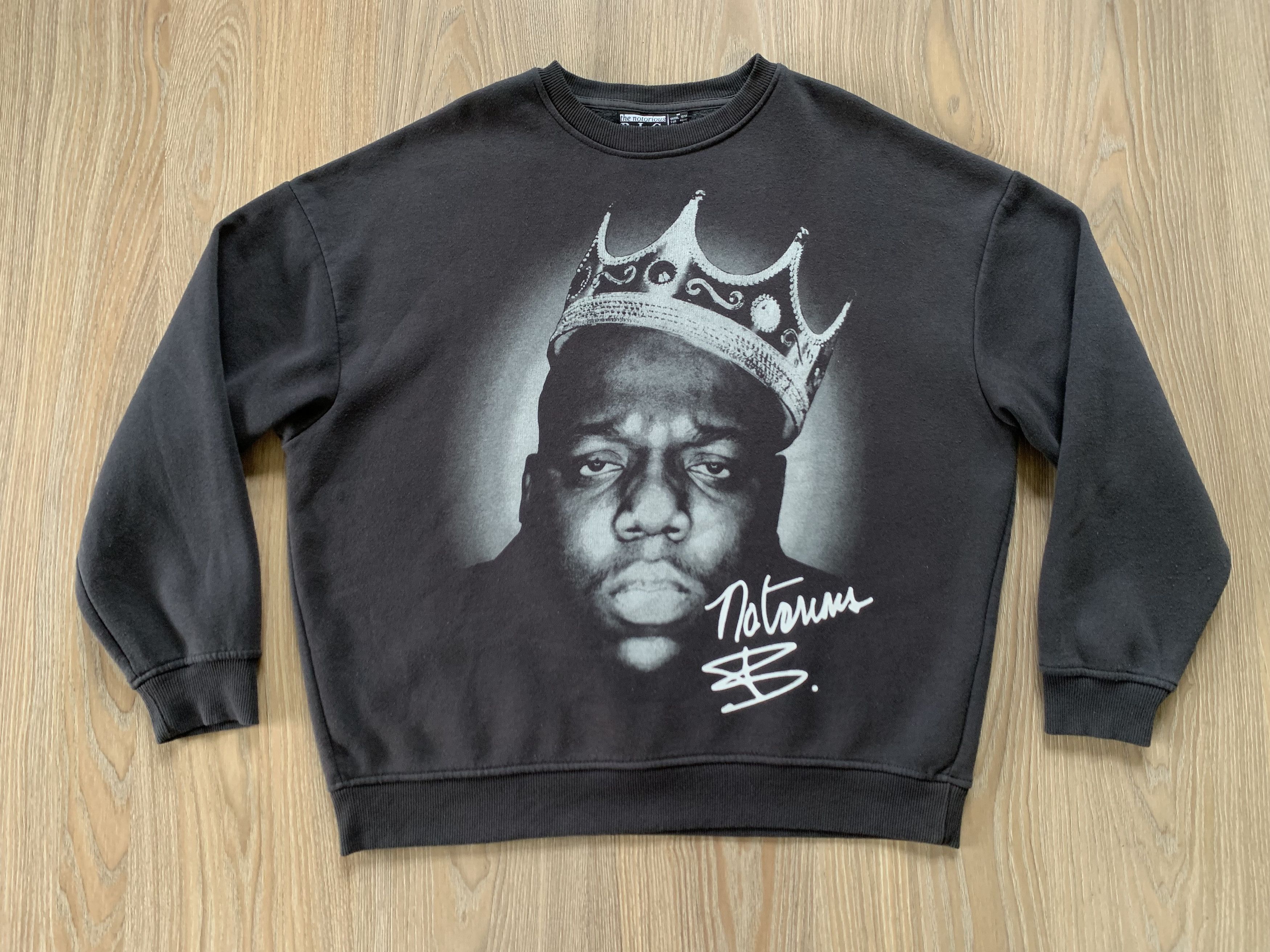 Rap Tees The Notorious BIG Big Print Sweatshirt Size US M / EU 48-50 / 2 - 2 Thumbnail