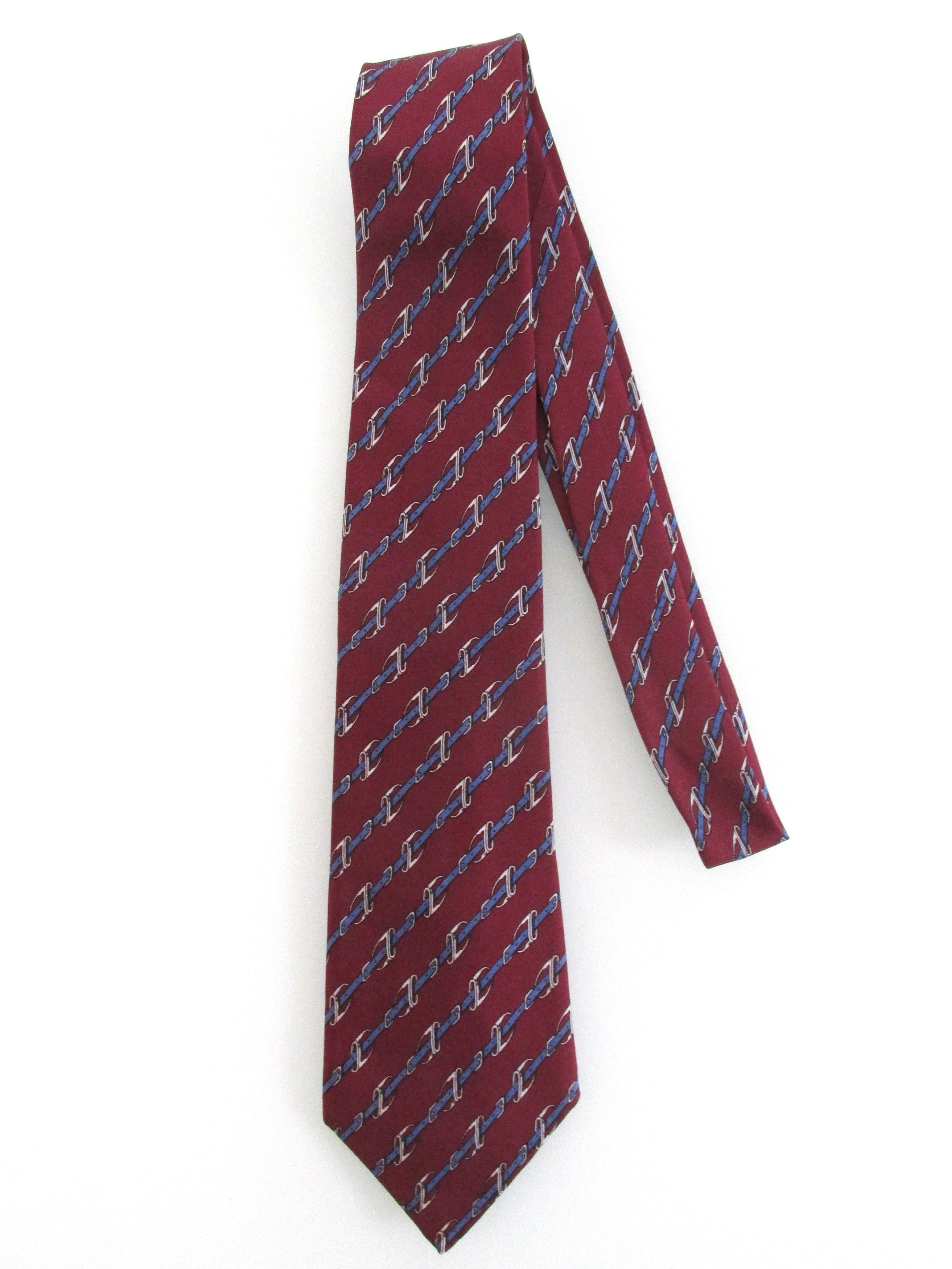 Hermes Hermes Vintage Men's Silk Tie Size ONE SIZE - 1 Thumbnail