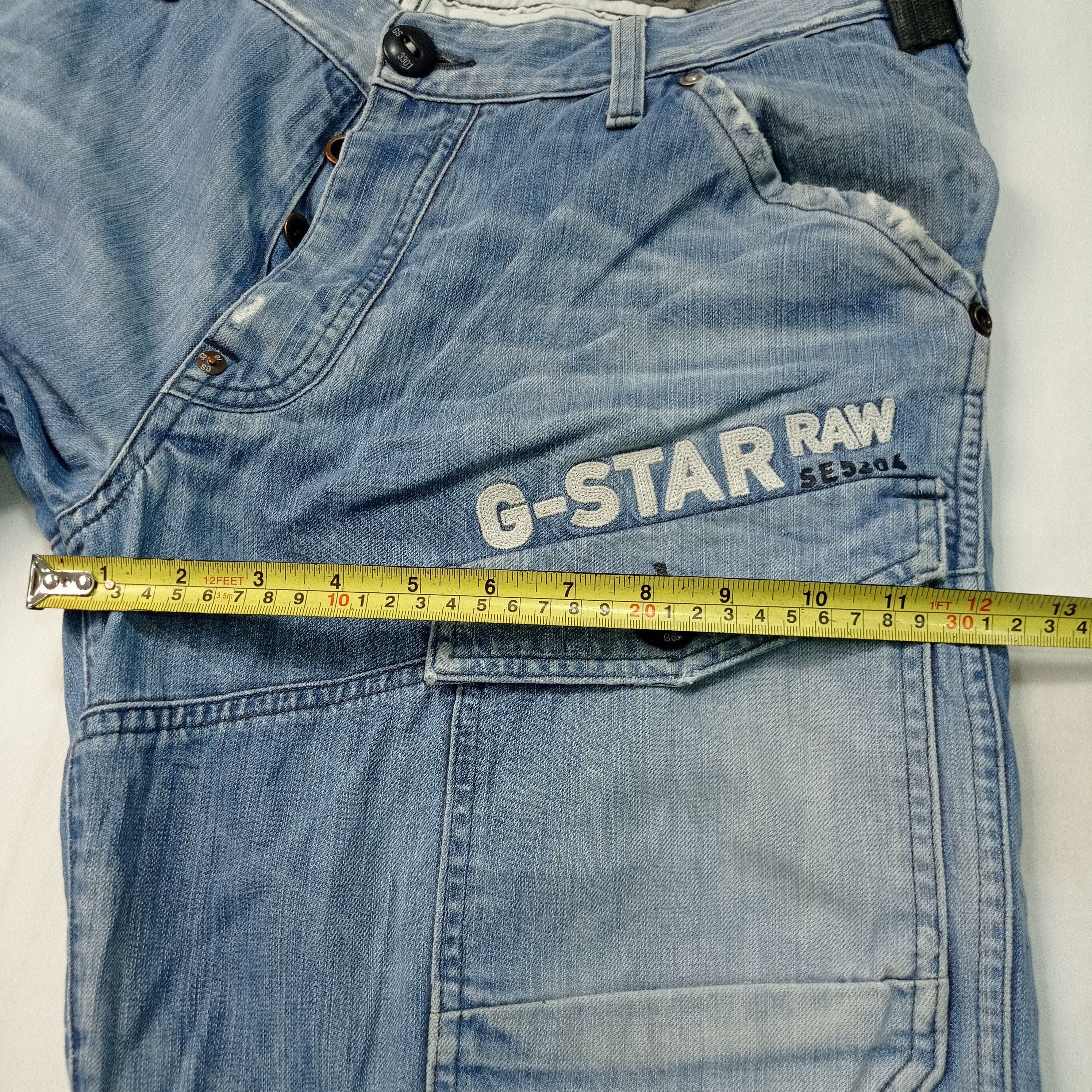 G-Star 🔥G Star Raw Buckle Back Jeans Bush Pants Size US 35 - 21 Thumbnail