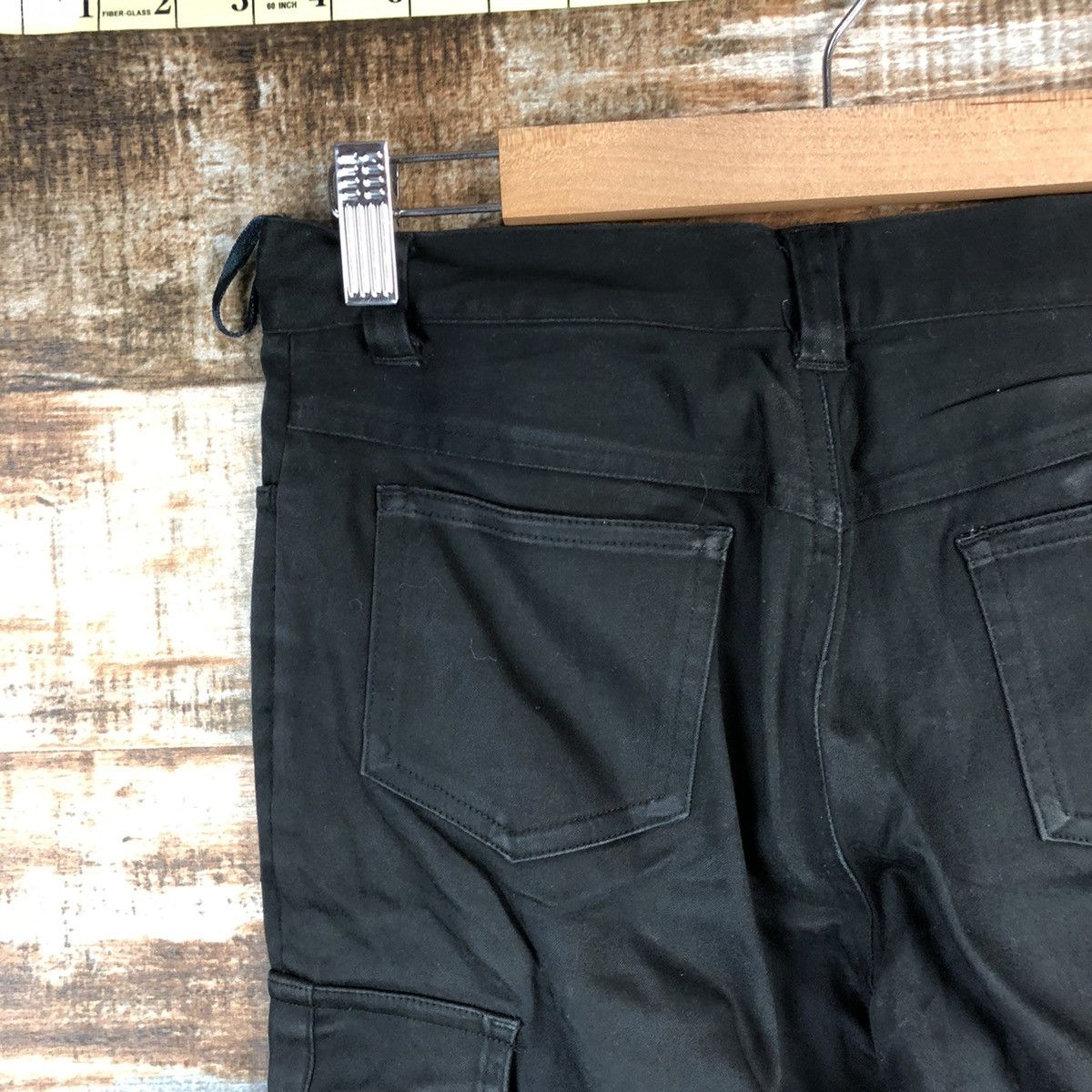 Japanese Brand Jocky Gal Black bootcut Cargo Multipocket Pants #A2559 Size 26" / US 2 / IT 38 - 17 Thumbnail