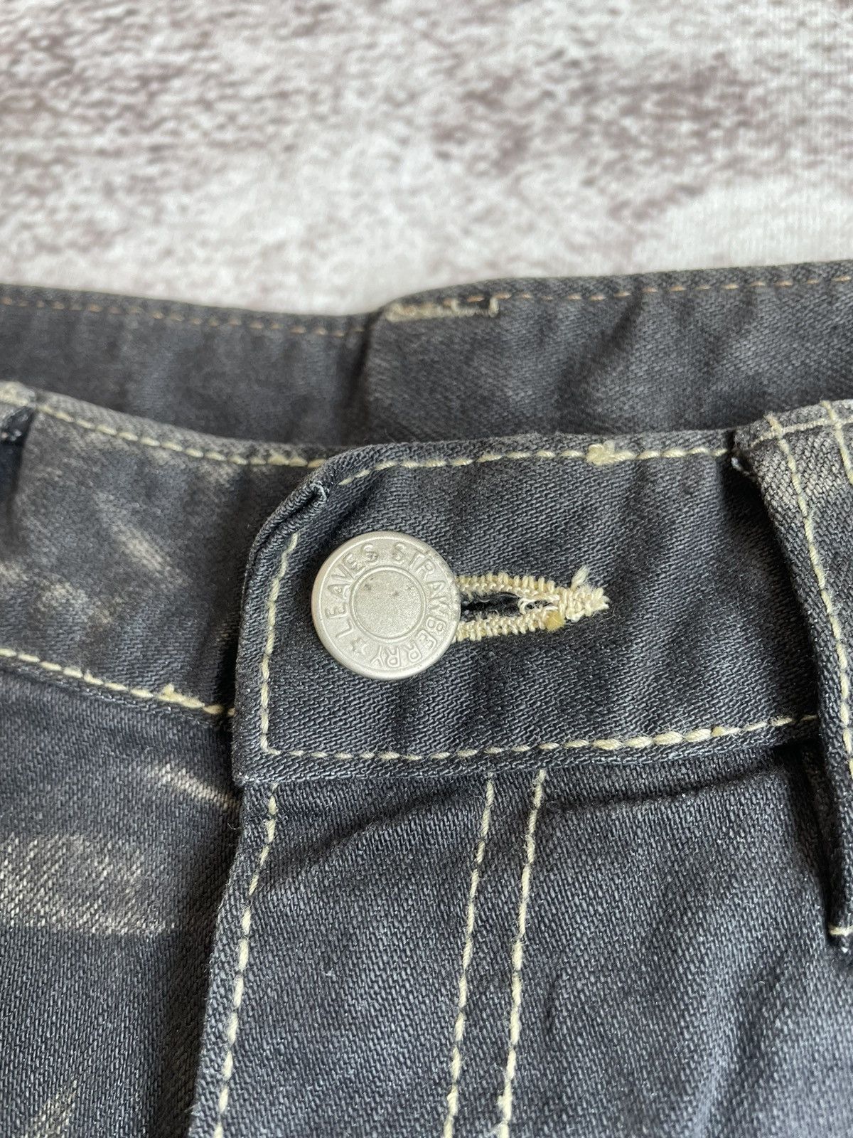 Japanese Brand Strawberry Leaves LGB Style Flare Denim Pants Size US 26 / EU 42 - 6 Thumbnail