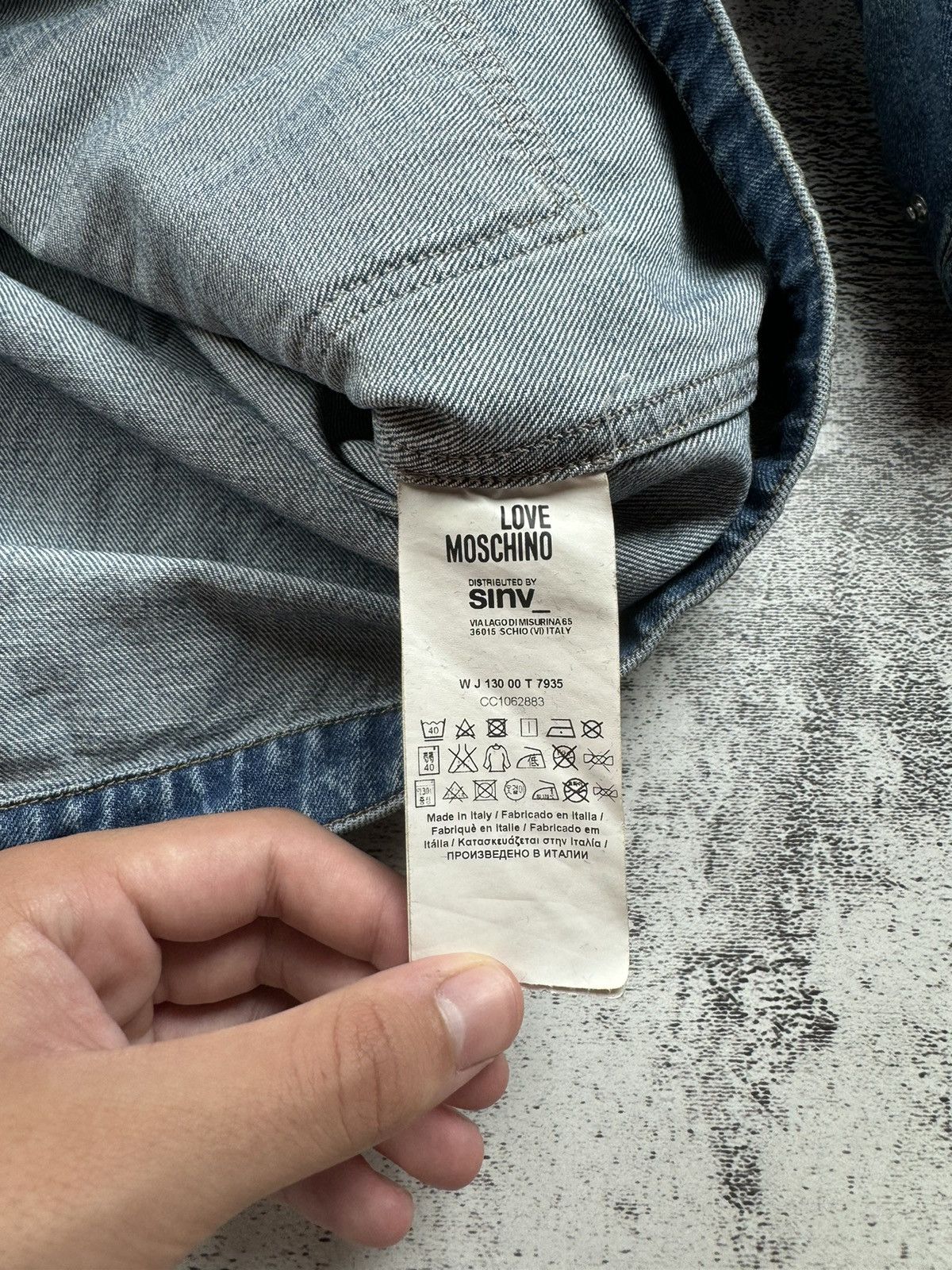 Love Moschino Moschino Made in Italy Denim Jeans Trench Coat Jacket Size S / US 4 / IT 40 - 16 Thumbnail