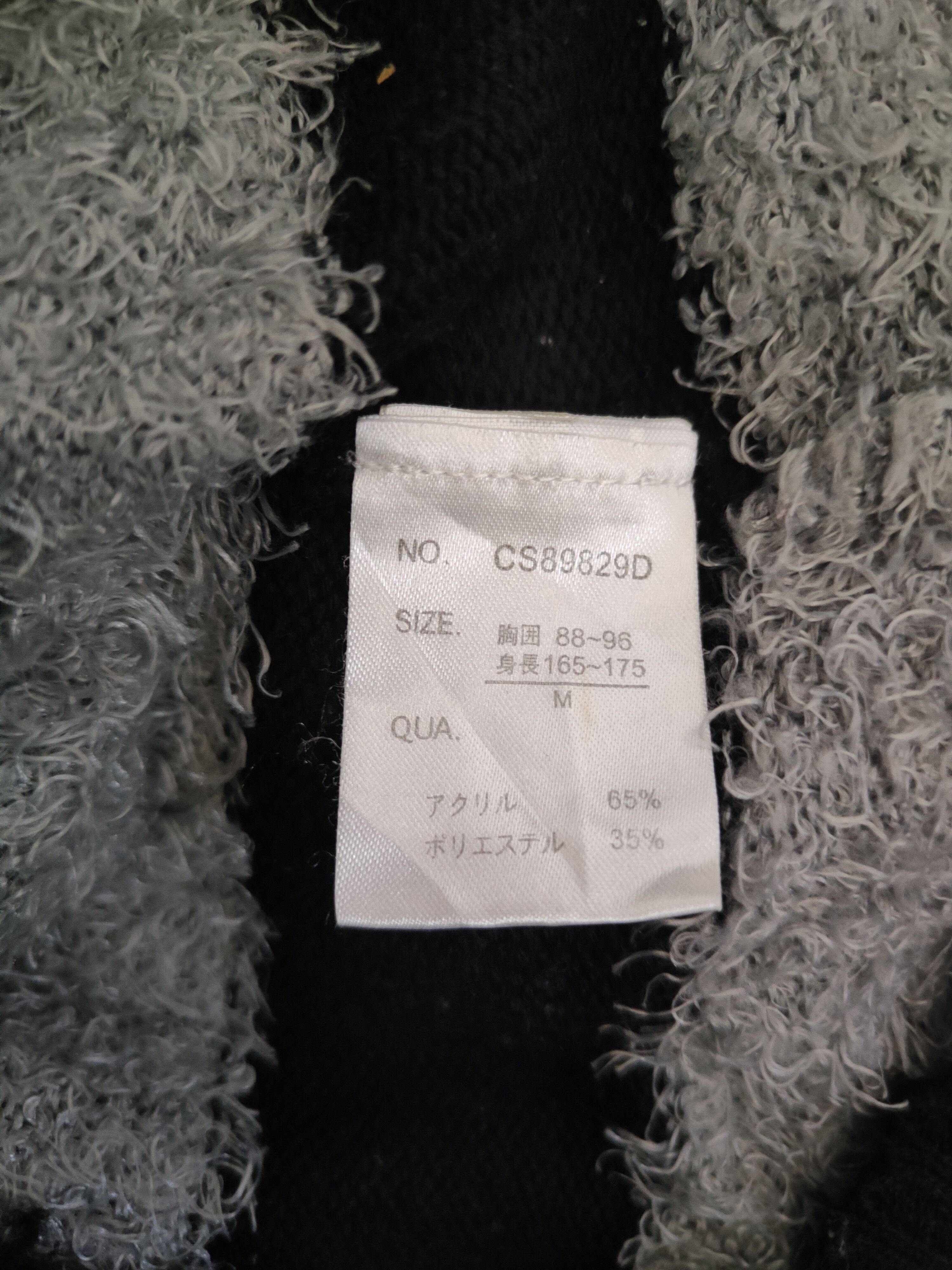 Japanese Brand DL F.D.G Black Gray Fur Mohair Hoodie Knitwear #46-522 Size M / US 6-8 / IT 42-44 - 11 Thumbnail