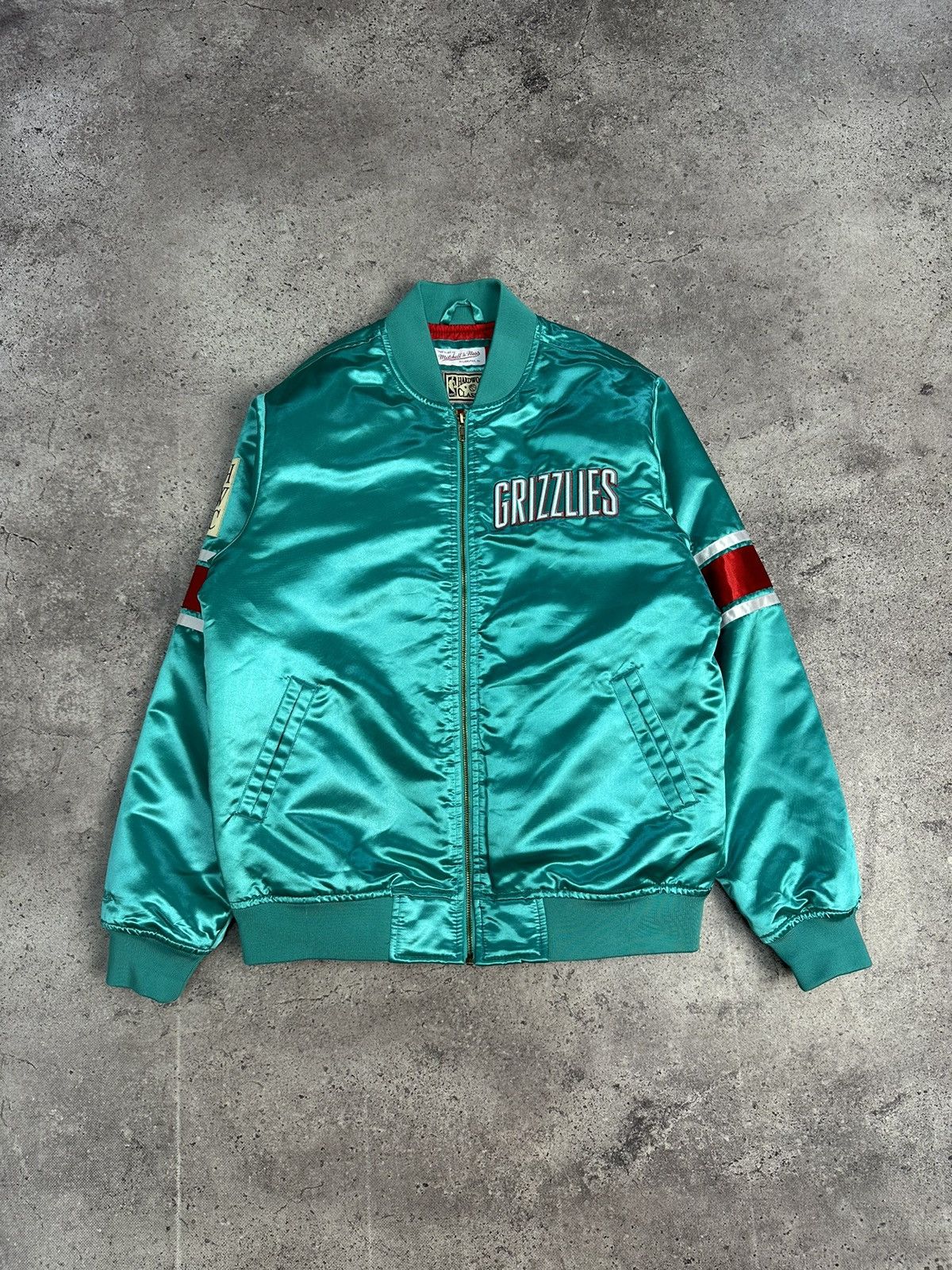 Mitchell & Ness × NBA Vintage Mitchell & Ness Grizzlies NBA Bomber Jacket Size US M / EU 48-50 / 2 - 5 Thumbnail