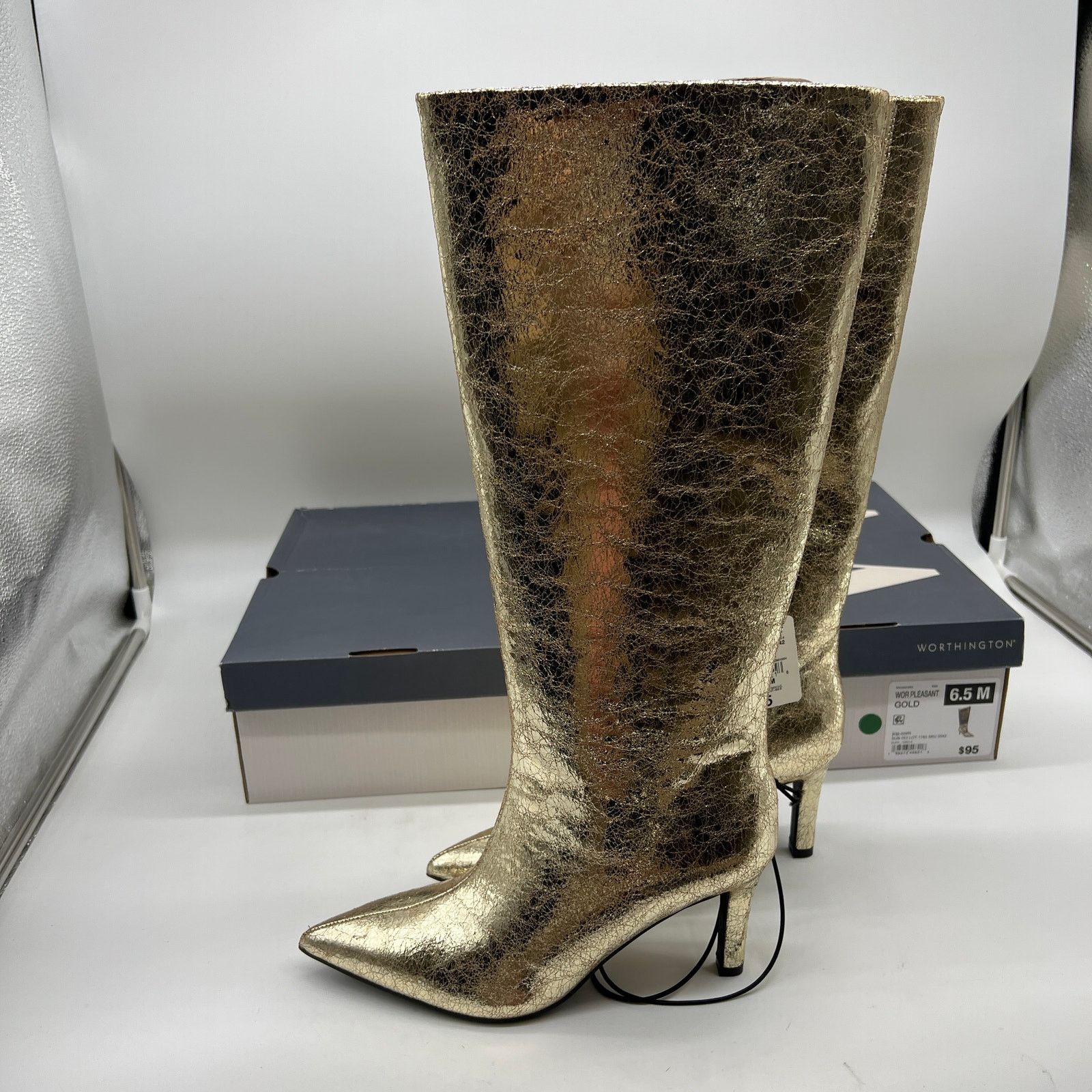 Other Worthington Womens Pleasant Stiletto Heel Dress Boots Size US 6.5 / IT 36.5 - 1 Thumbnail
