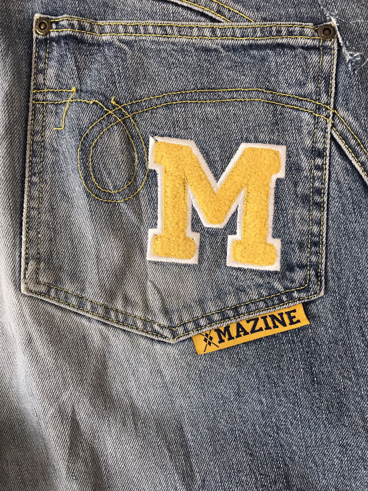 JNCO × Southpole × Vintage Vintage Y2K Mazine SpellOut baggy fit denim Size US 35 - 10 Thumbnail