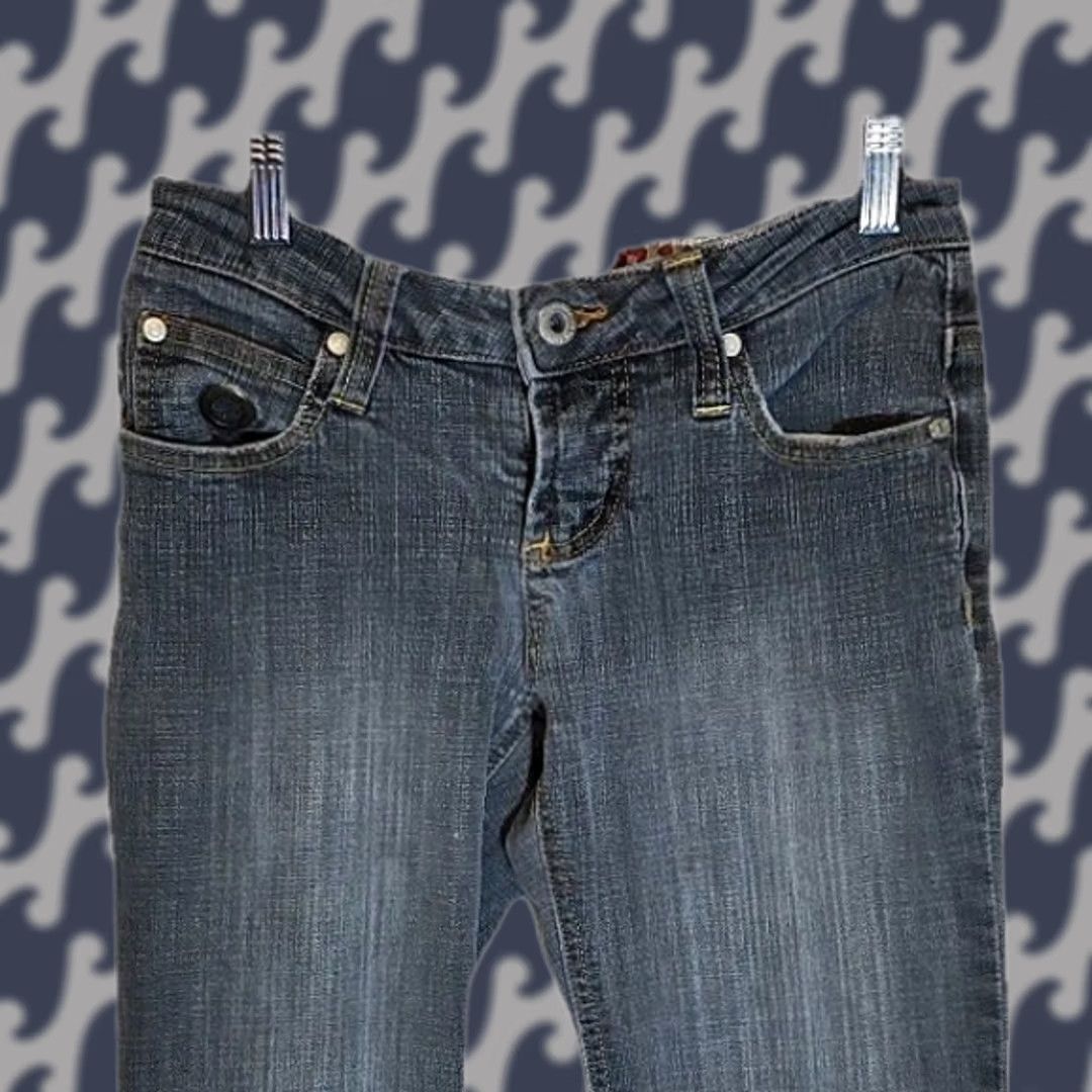 Vintage Dollhouse Jeans Bootcut Denim Gray Size 3 Low Rise Stretch Regular Teens Boys/Girls Size 26" / US 2 / IT 38 - 1 Thumbnail
