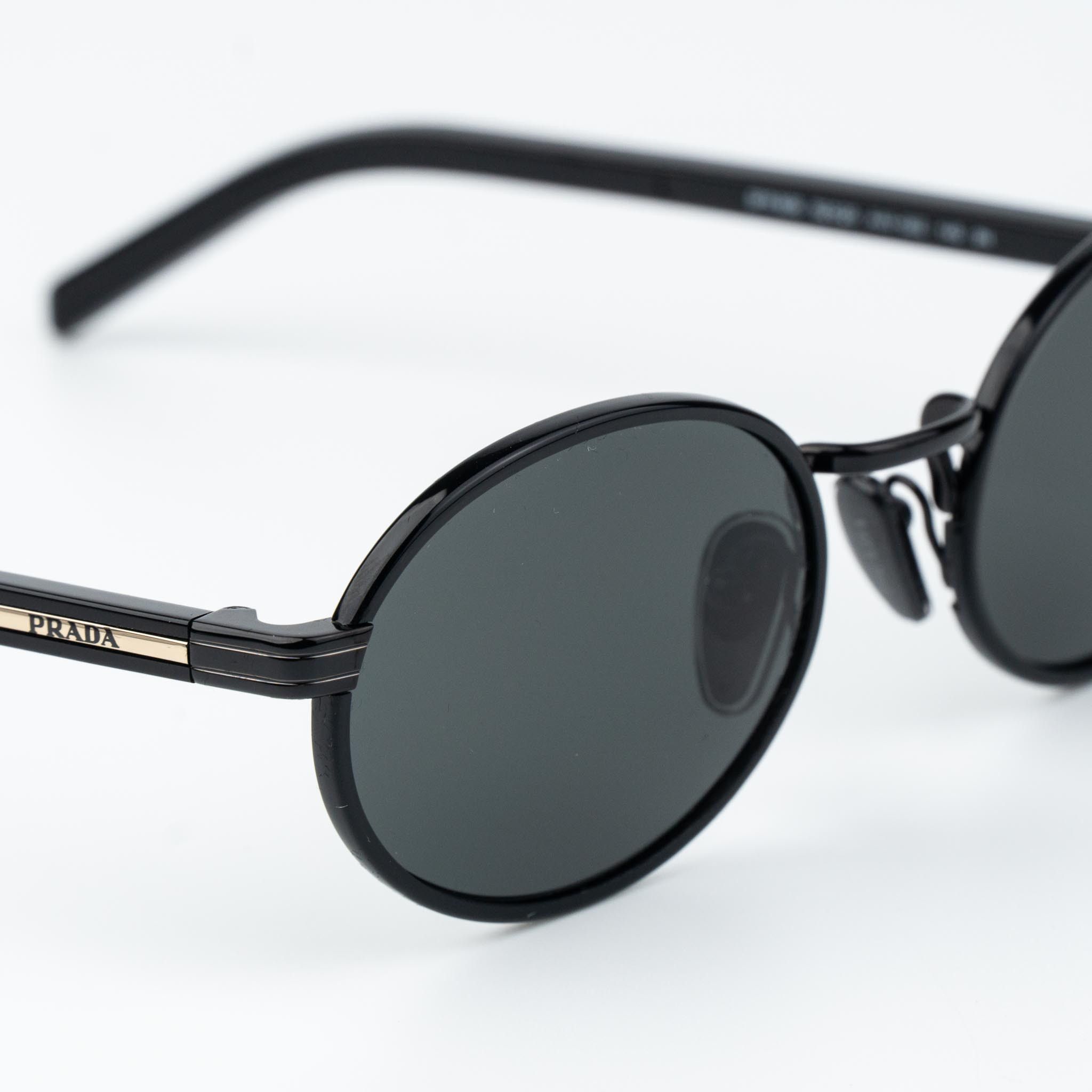 Prada Prada Women Sunglasses Oval PRB56S AAV08Z NEW AUTHENTIC Size ONE SIZE - 6 Thumbnail